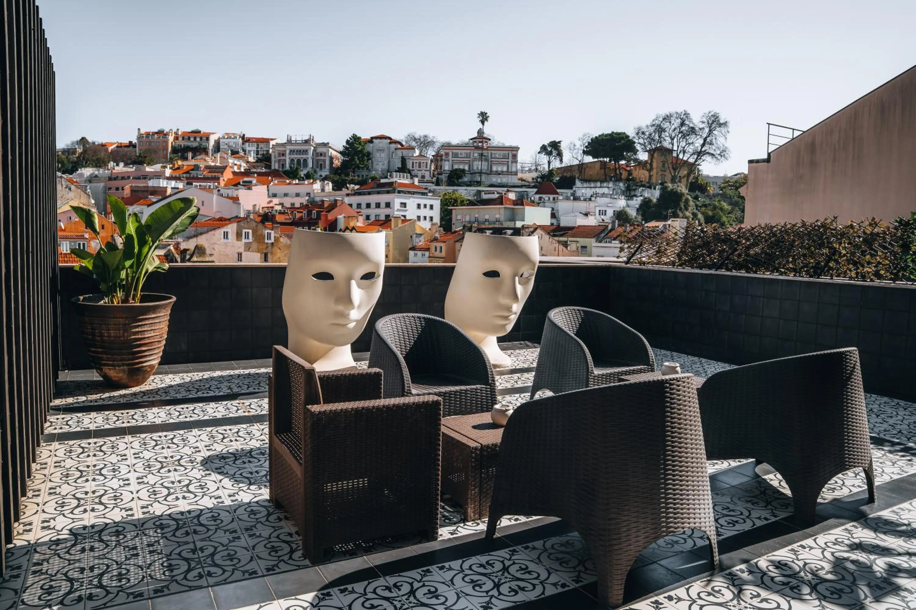 Balcony/Terrace in 138 Liberdade Hotel