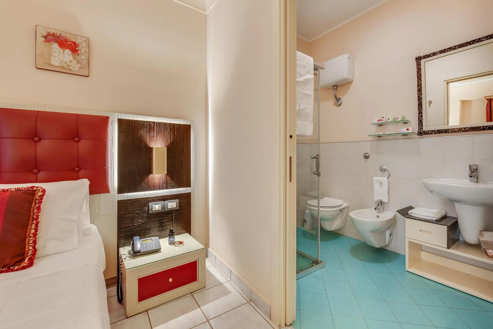 Bathroom in Fazio Rooms