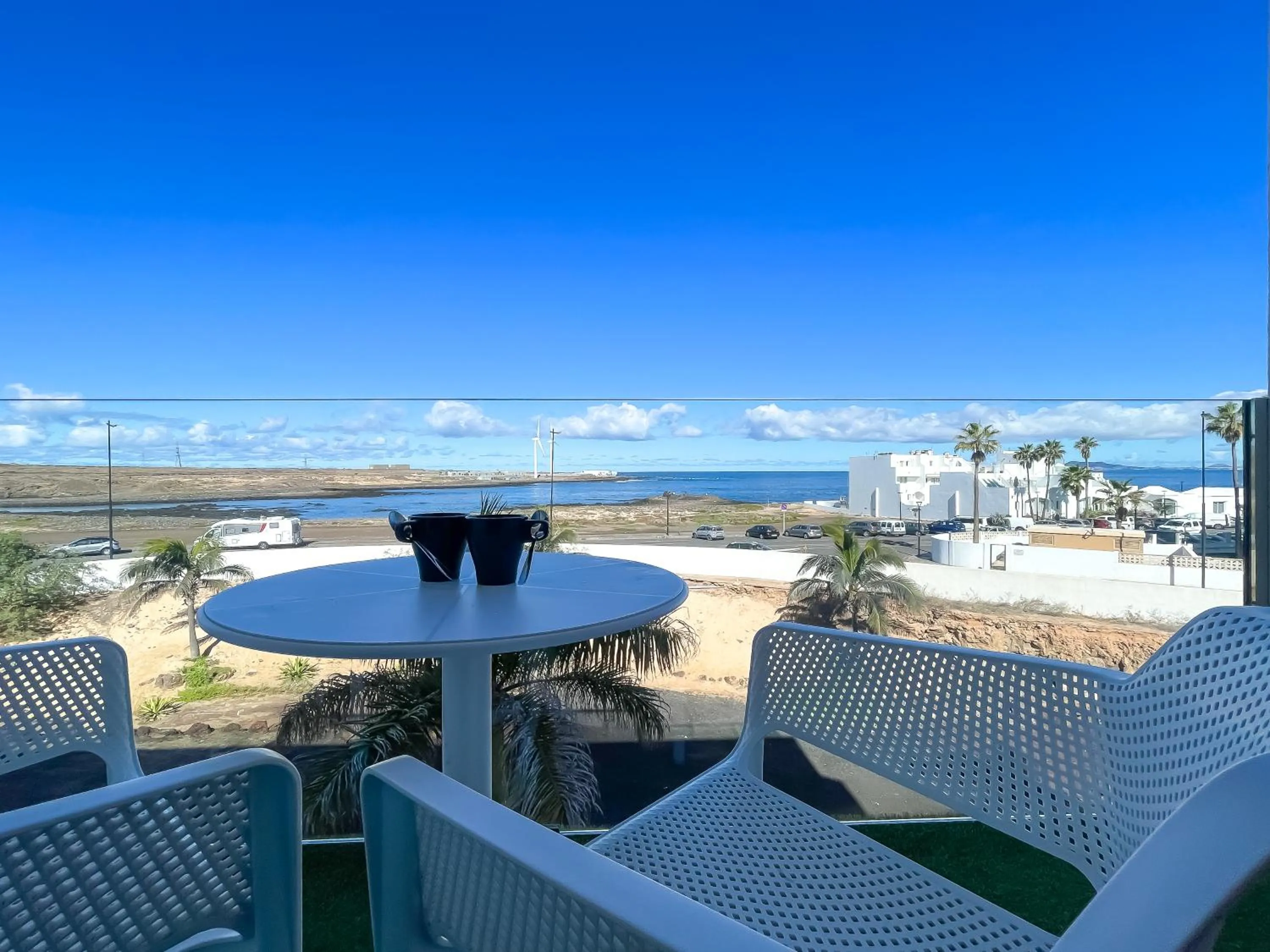 Balcony/Terrace in Corralejo Surfing Colors Hotel&Apartments