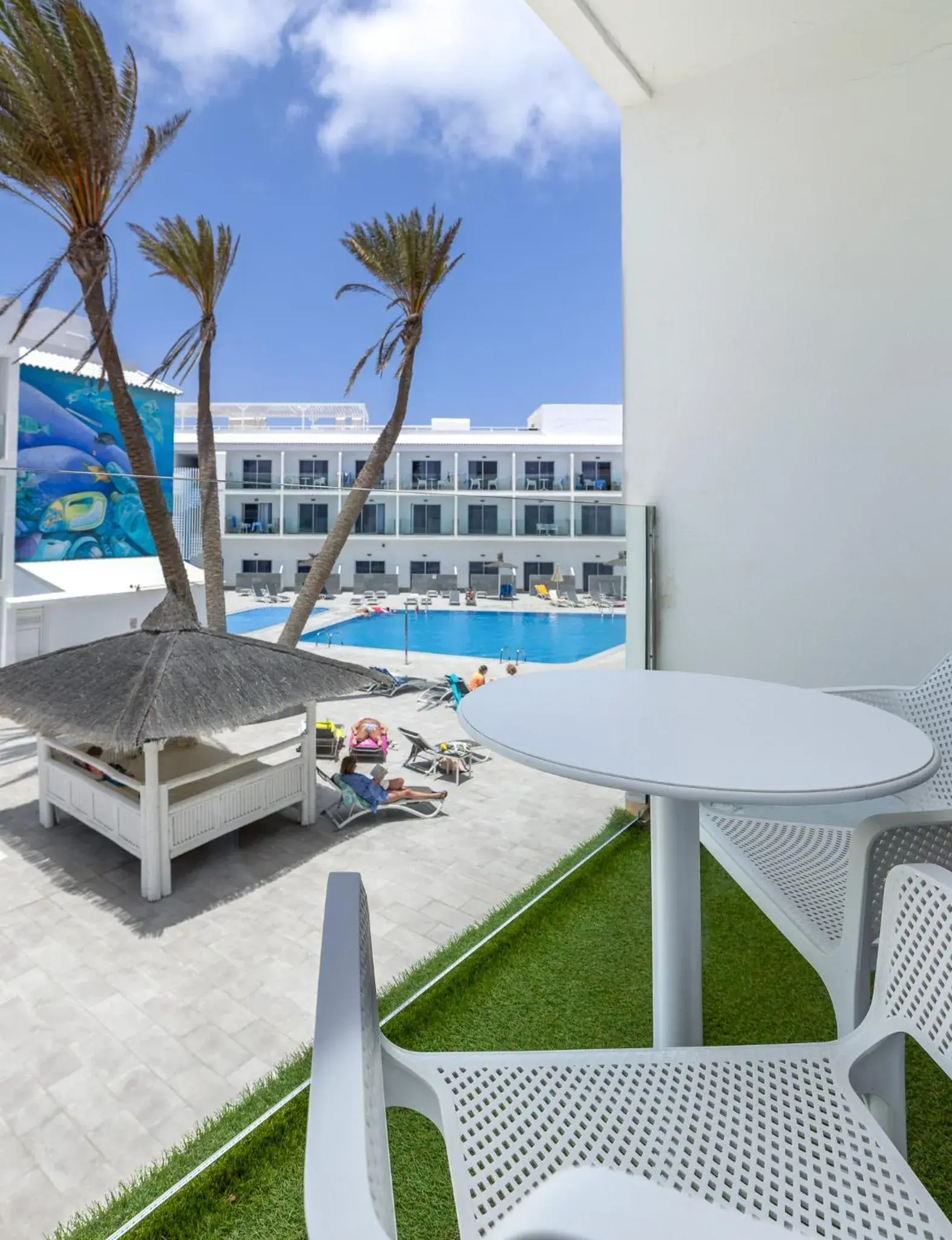 Pool view in Corralejo Surfing Colors Hotel&Apartments Pool view in Corralejo Surfing Colors Hotel&Apartments