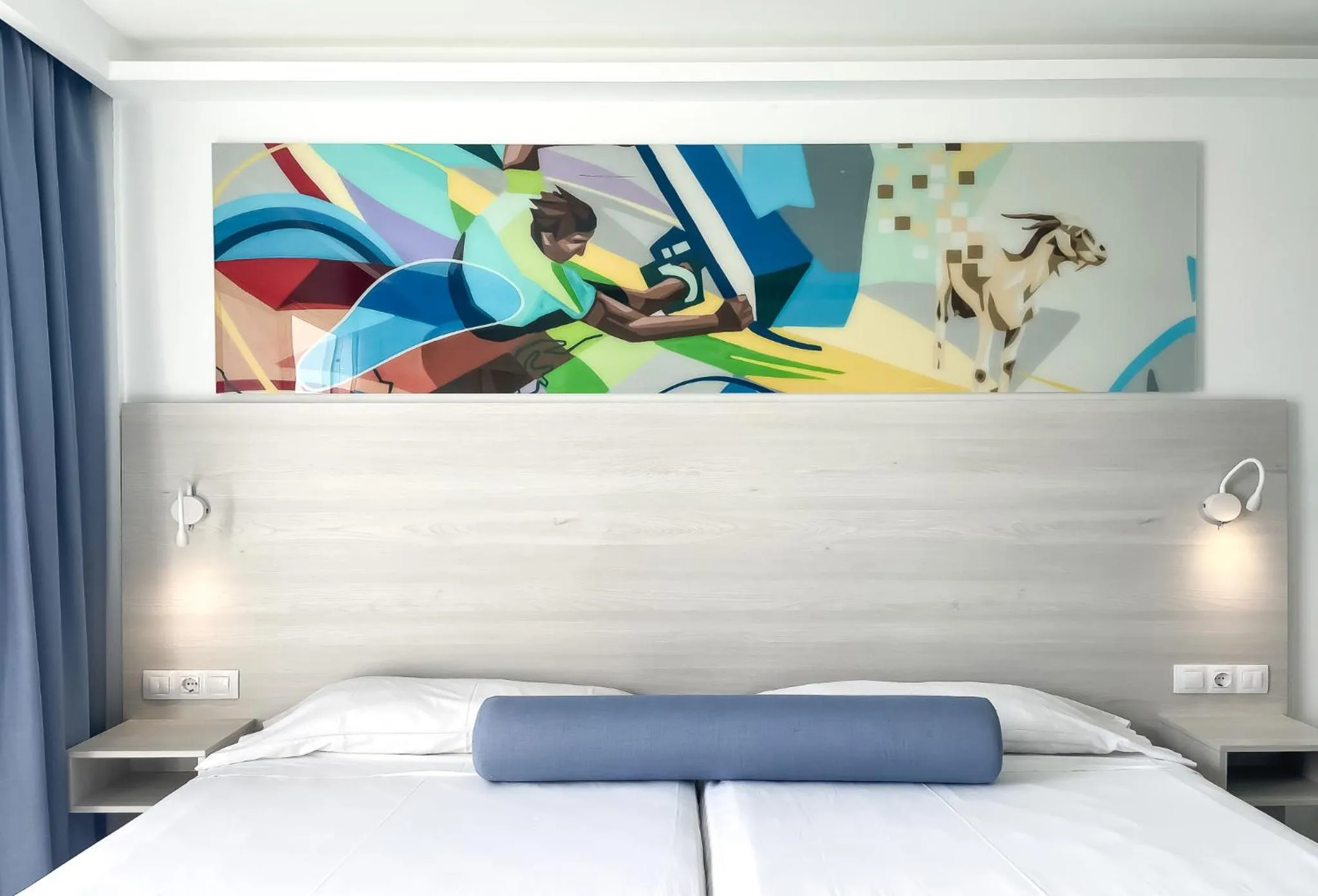 Bed in Corralejo Surfing Colors Hotel&Apartments