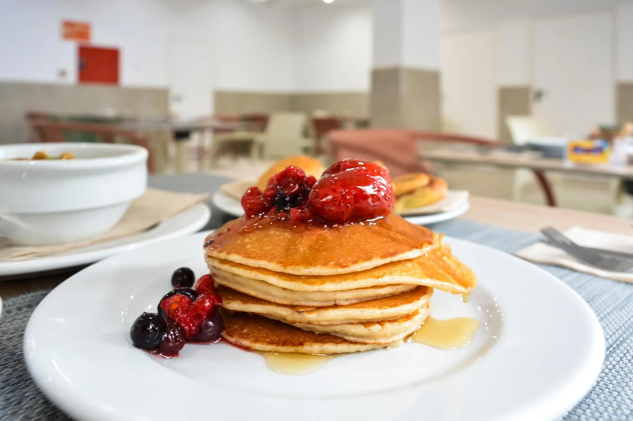 Buffet breakfast in Corralejo Surfing Colors Hotel&Apartments