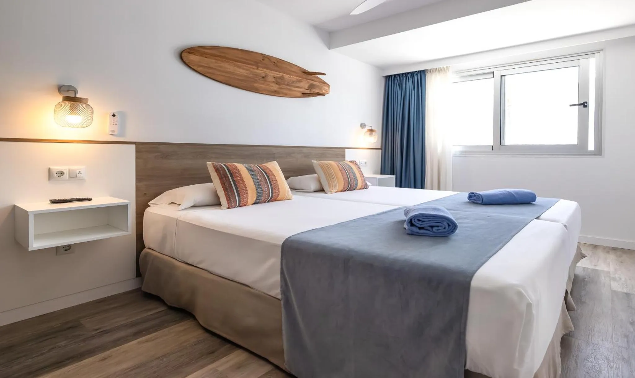 Bed in Corralejo Surfing Colors Hotel&Apartments