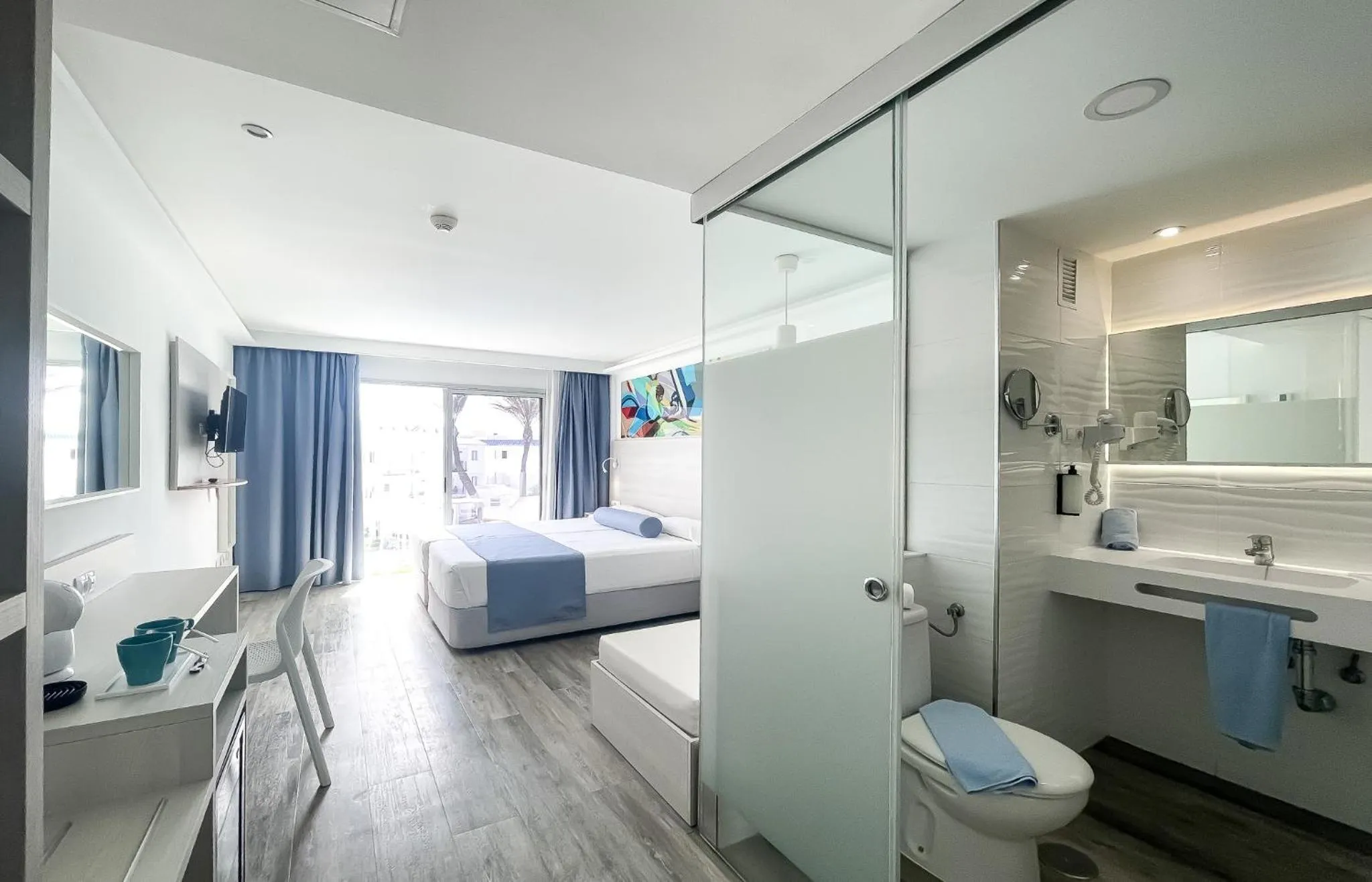 Bed in Corralejo Surfing Colors Hotel&Apartments