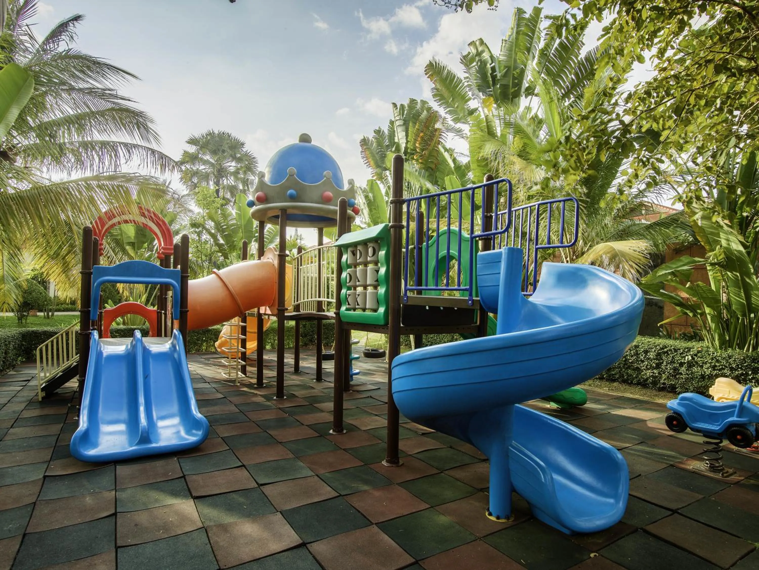 Children play ground in Angkor Palace Resort & Spa