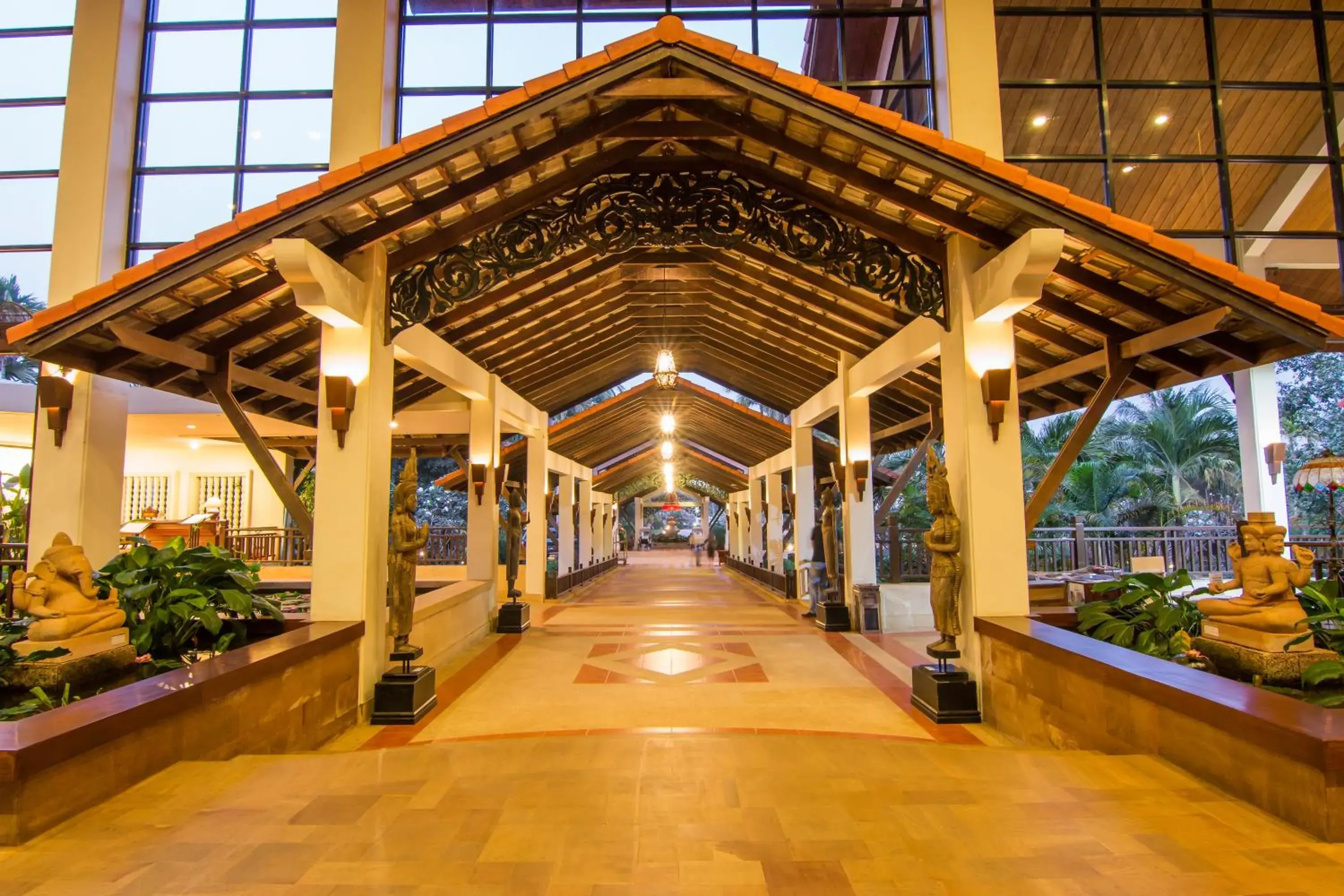 Lobby or reception in Angkor Palace Resort & Spa Lobby or reception in Angkor Palace Resort & Spa