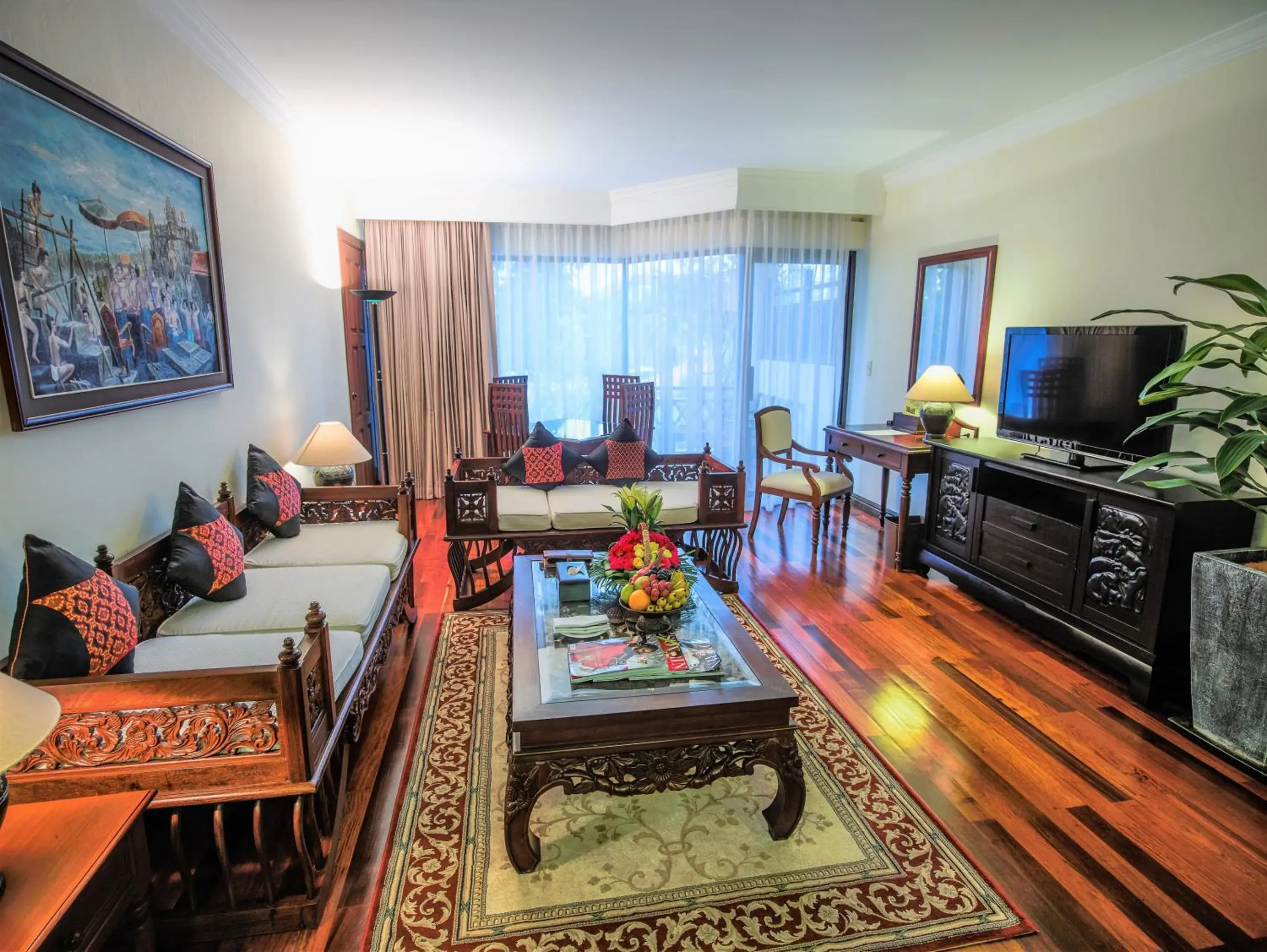 Living room in Angkor Palace Resort & Spa Living room in Angkor Palace Resort & Spa