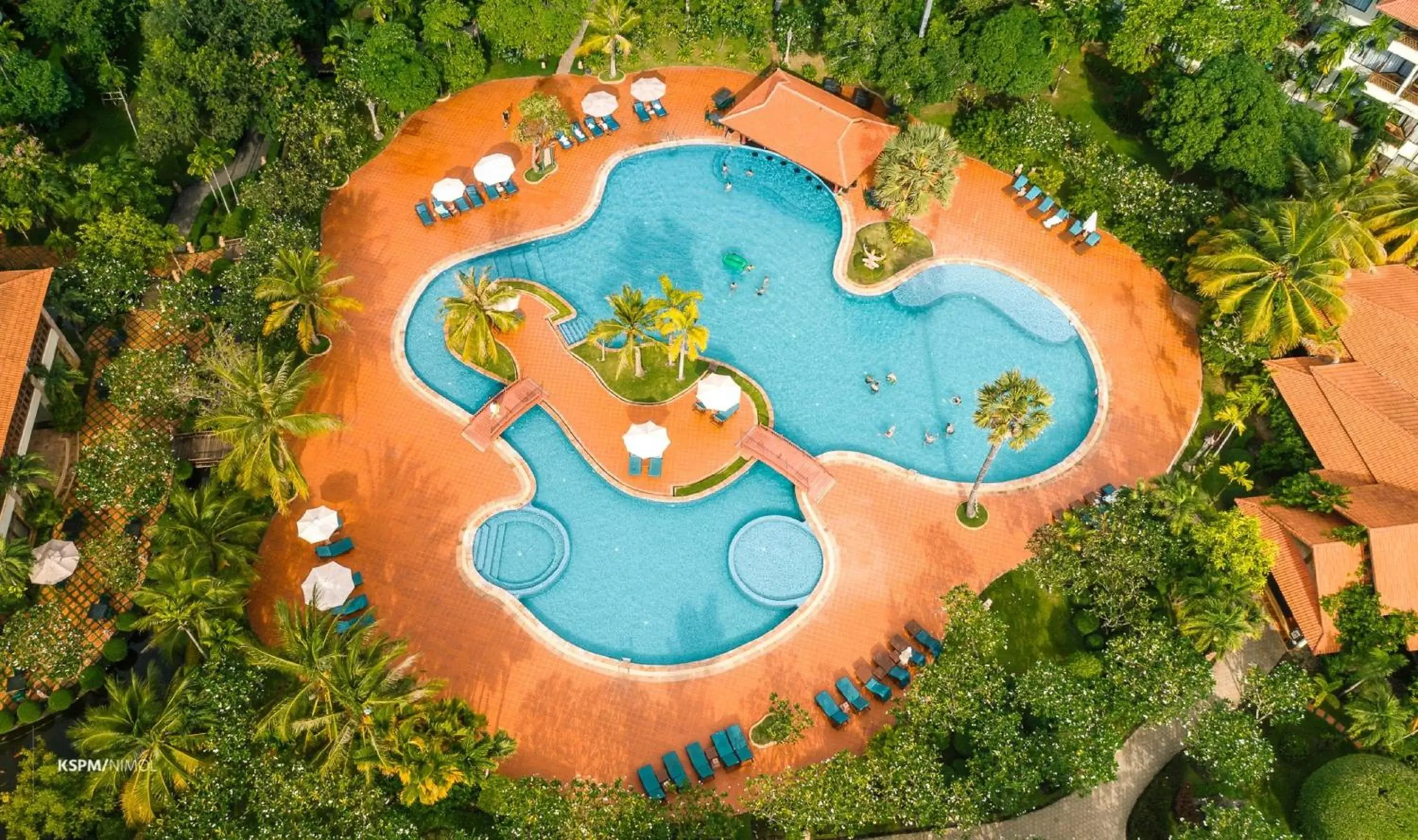 Swimming pool in Angkor Palace Resort & Spa Swimming pool in Angkor Palace Resort & Spa