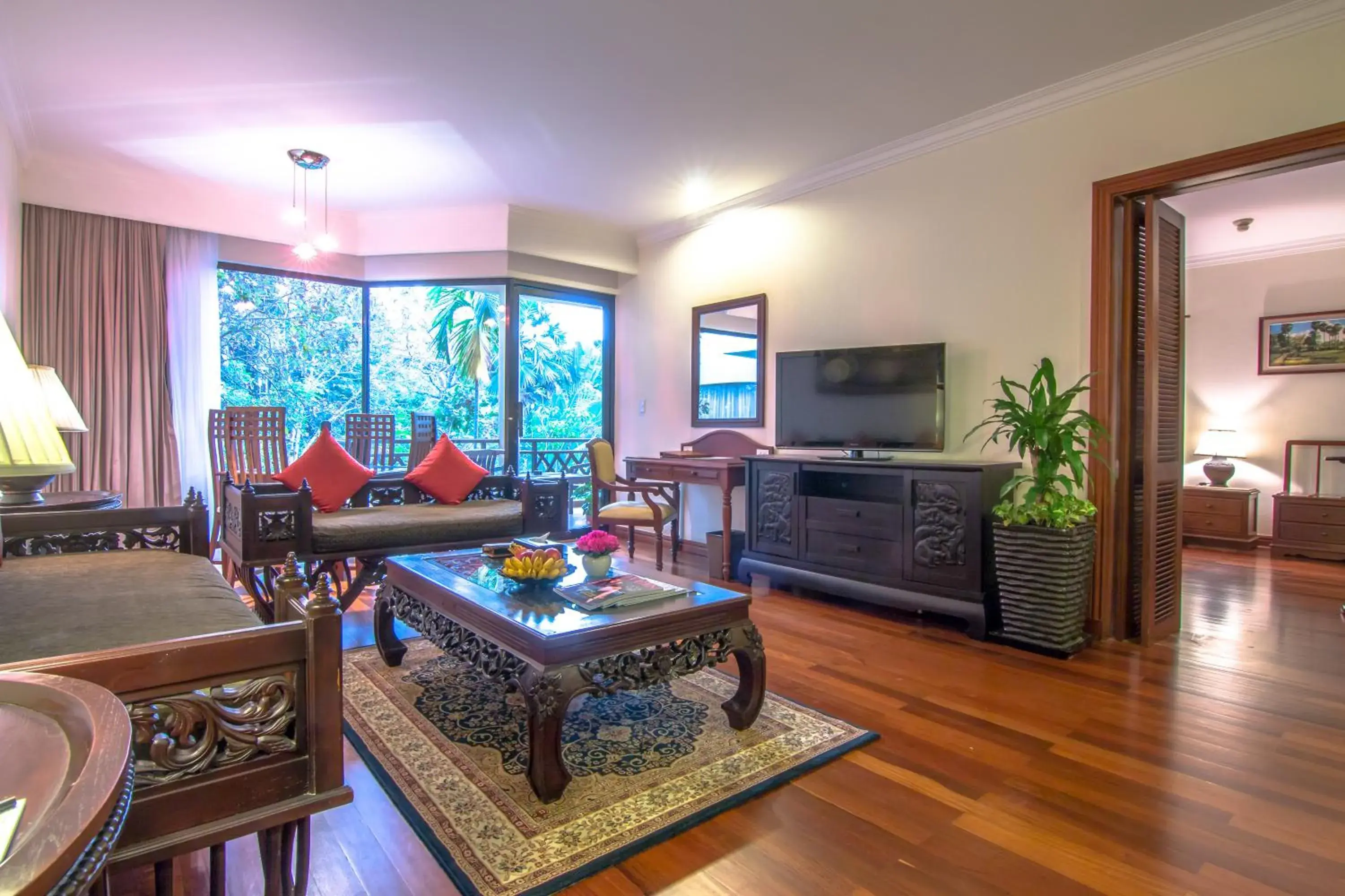 Living room in Angkor Palace Resort & Spa Living room in Angkor Palace Resort & Spa