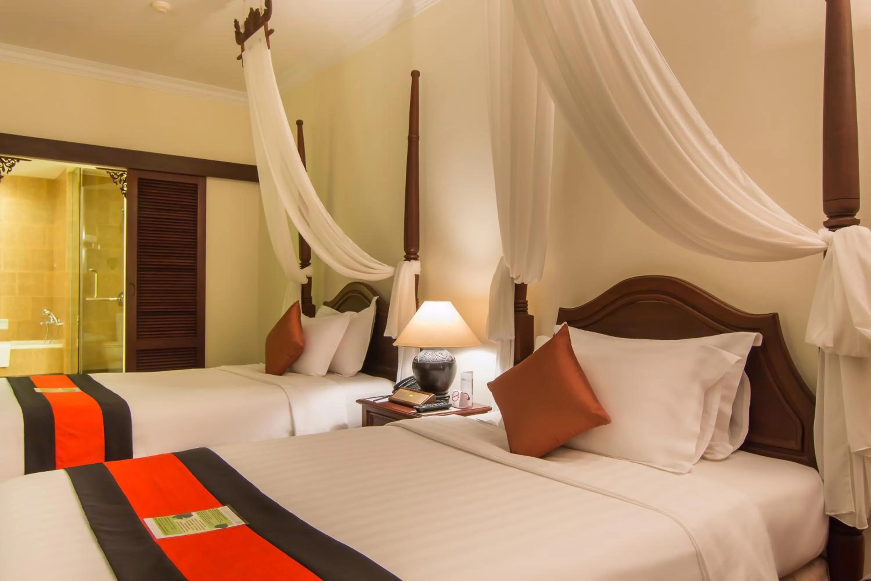Bed in Angkor Palace Resort & Spa