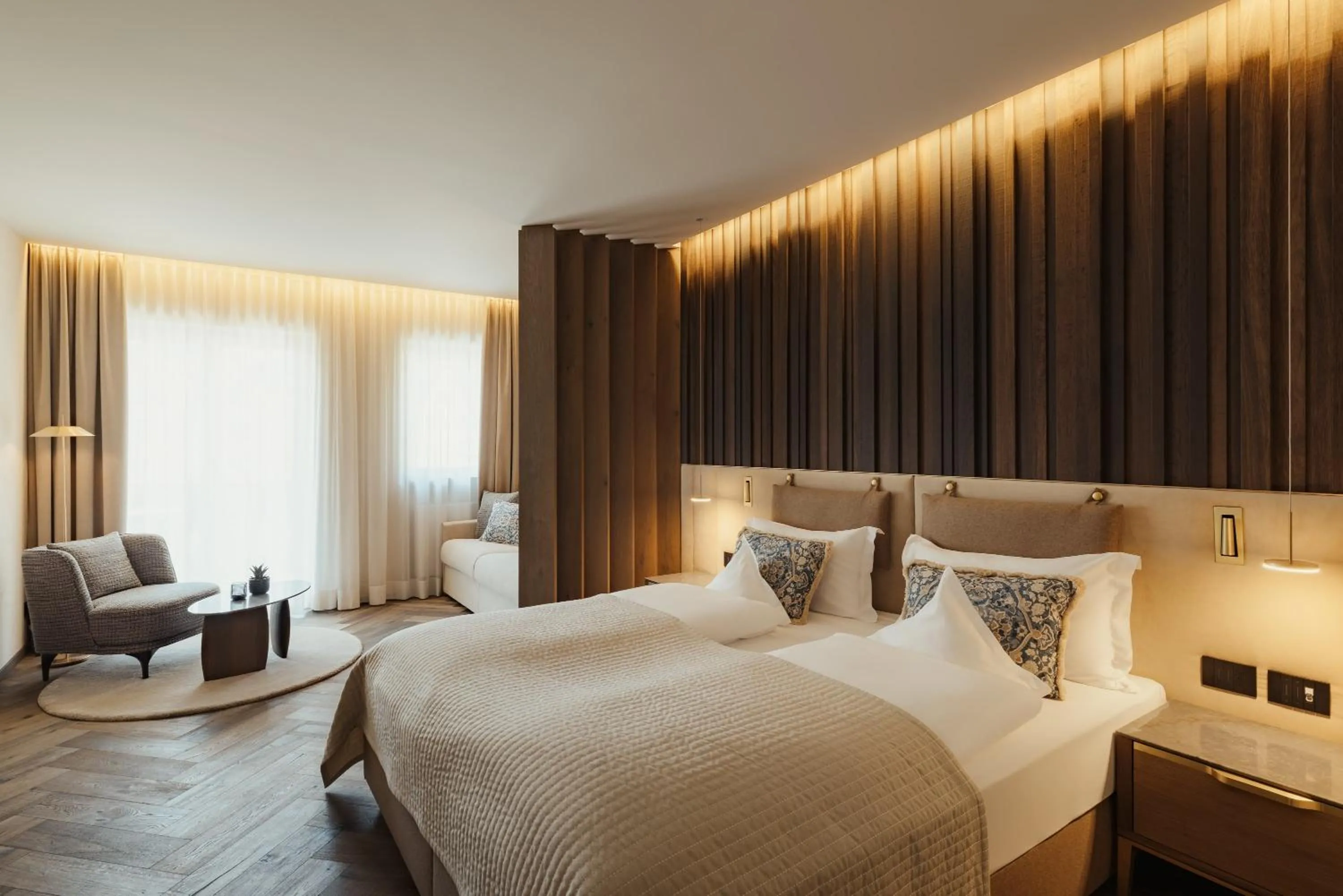 Bed in Hotel Genziana