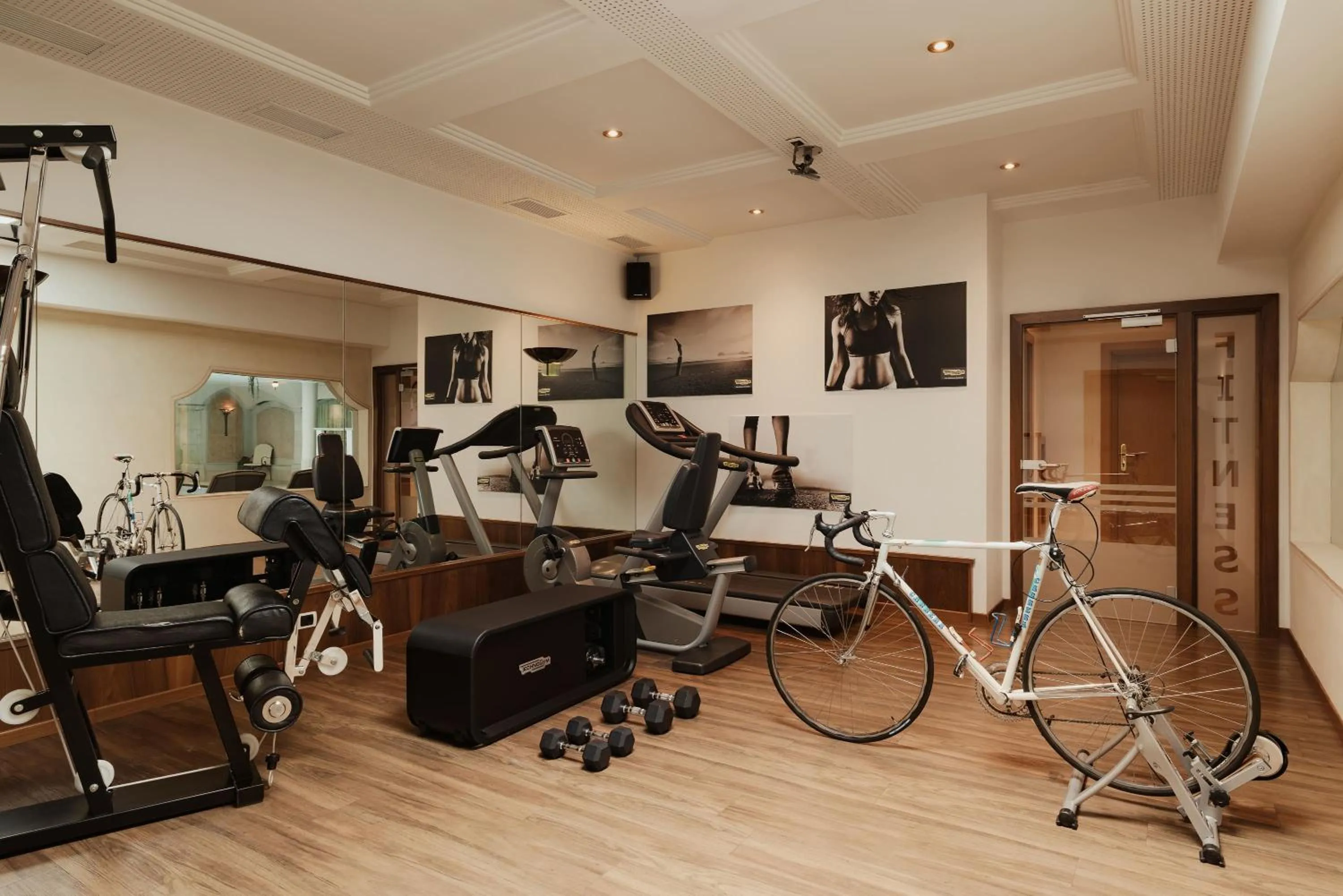 Fitness centre/facilities in Hotel Genziana