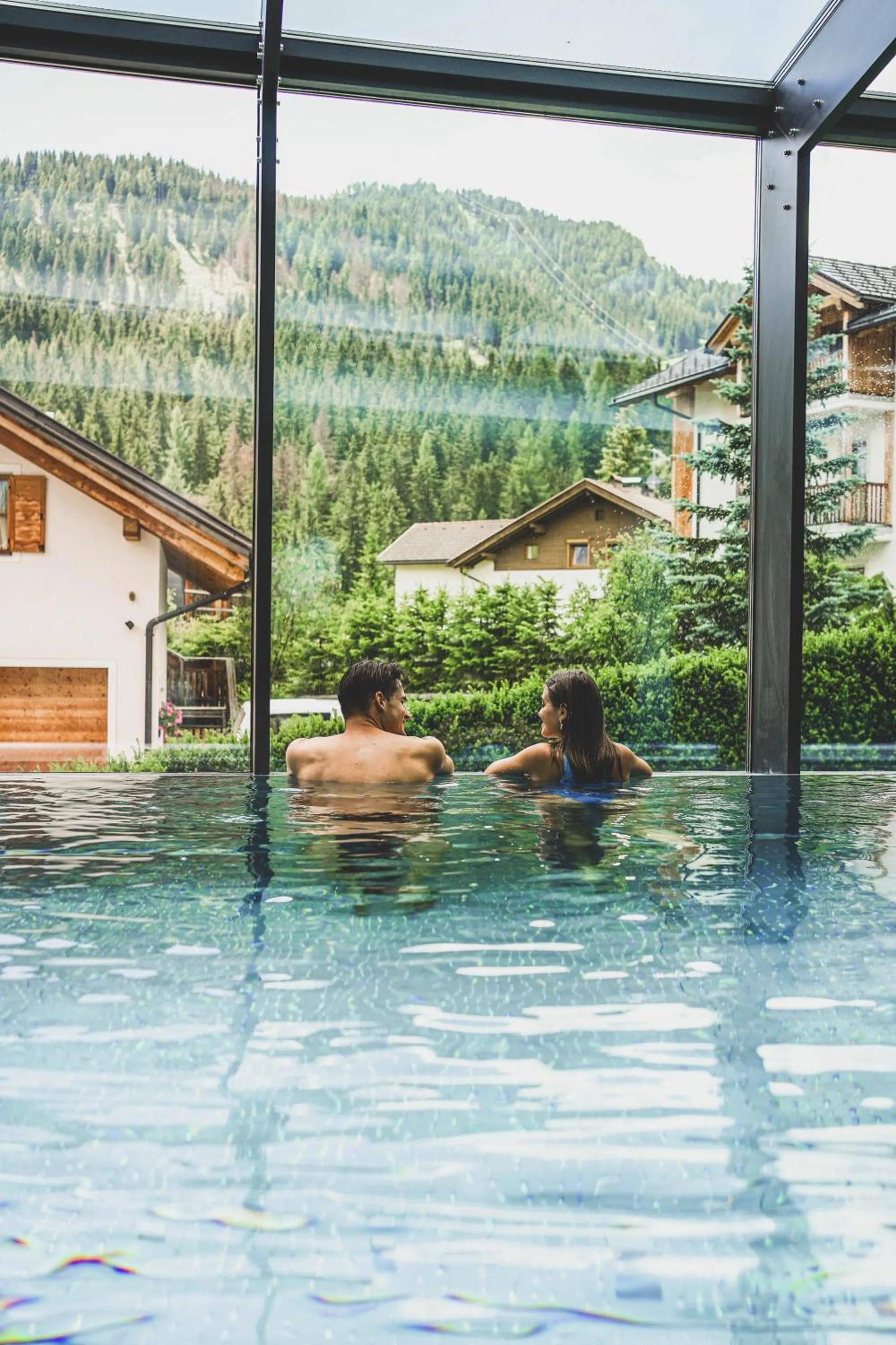 Mountain view in Hotel Ciasa Soleil