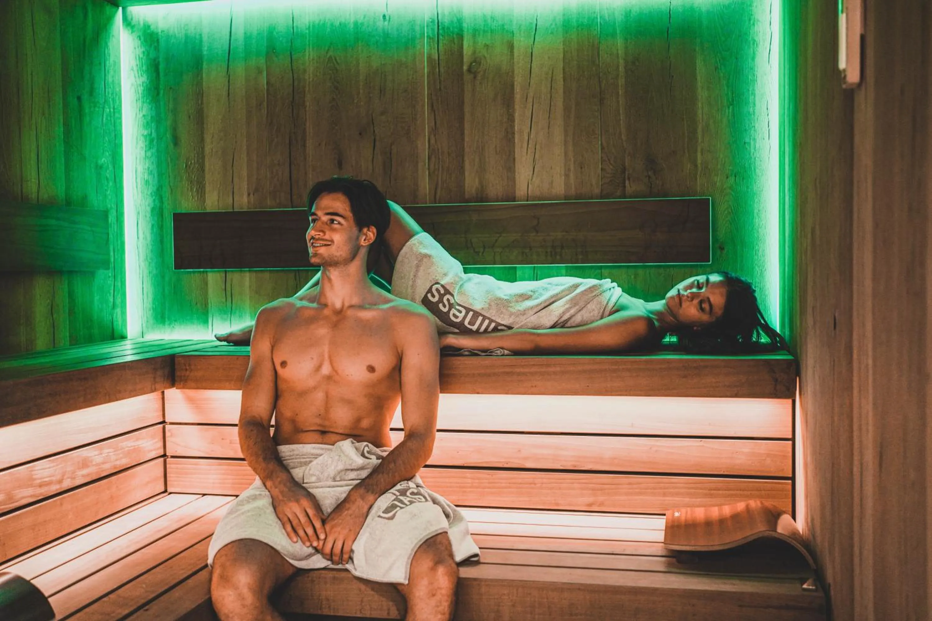 Sauna in Hotel Ciasa Soleil