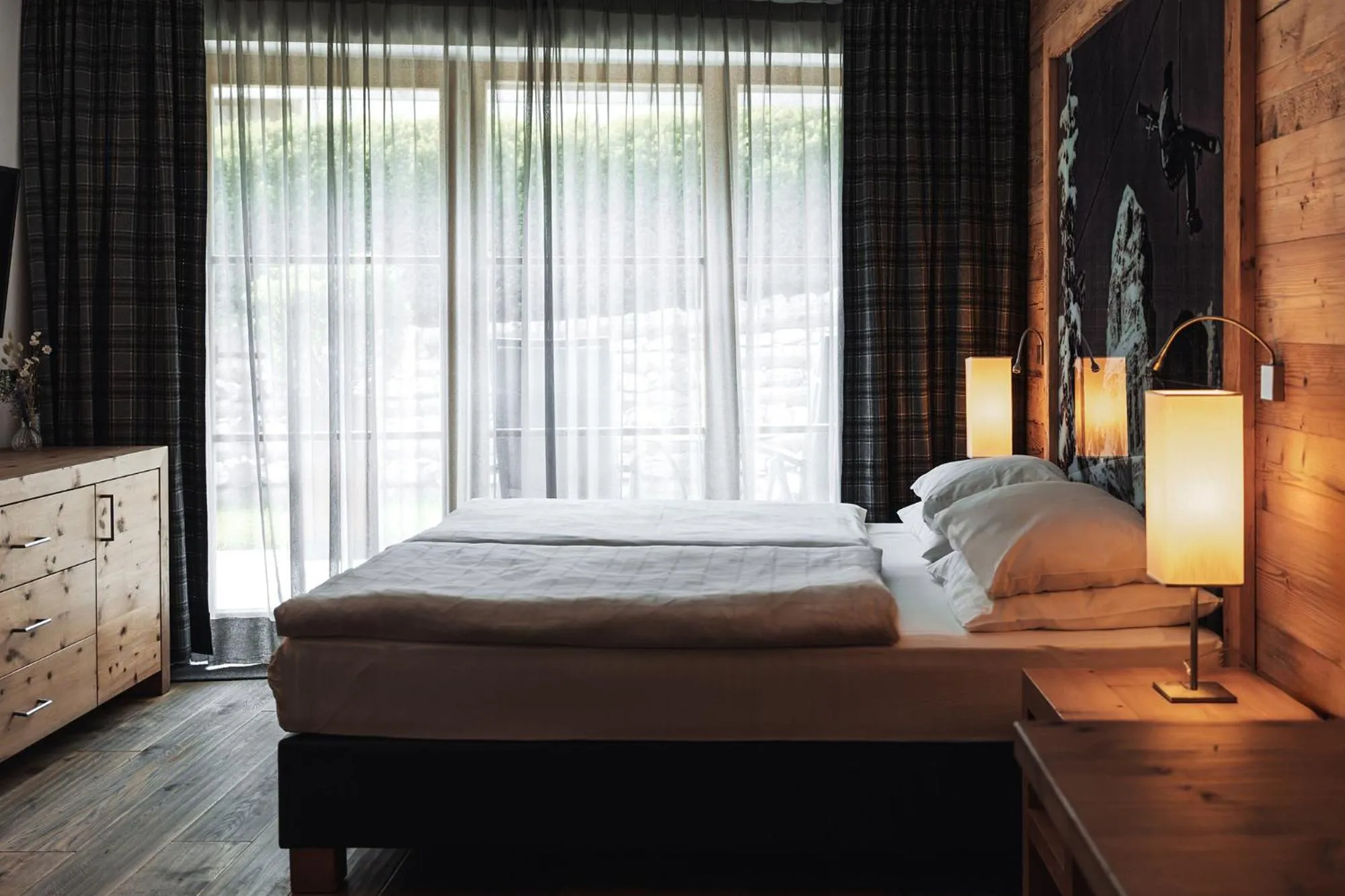 Bedroom, Bed in Hotel Ciasa Soleil