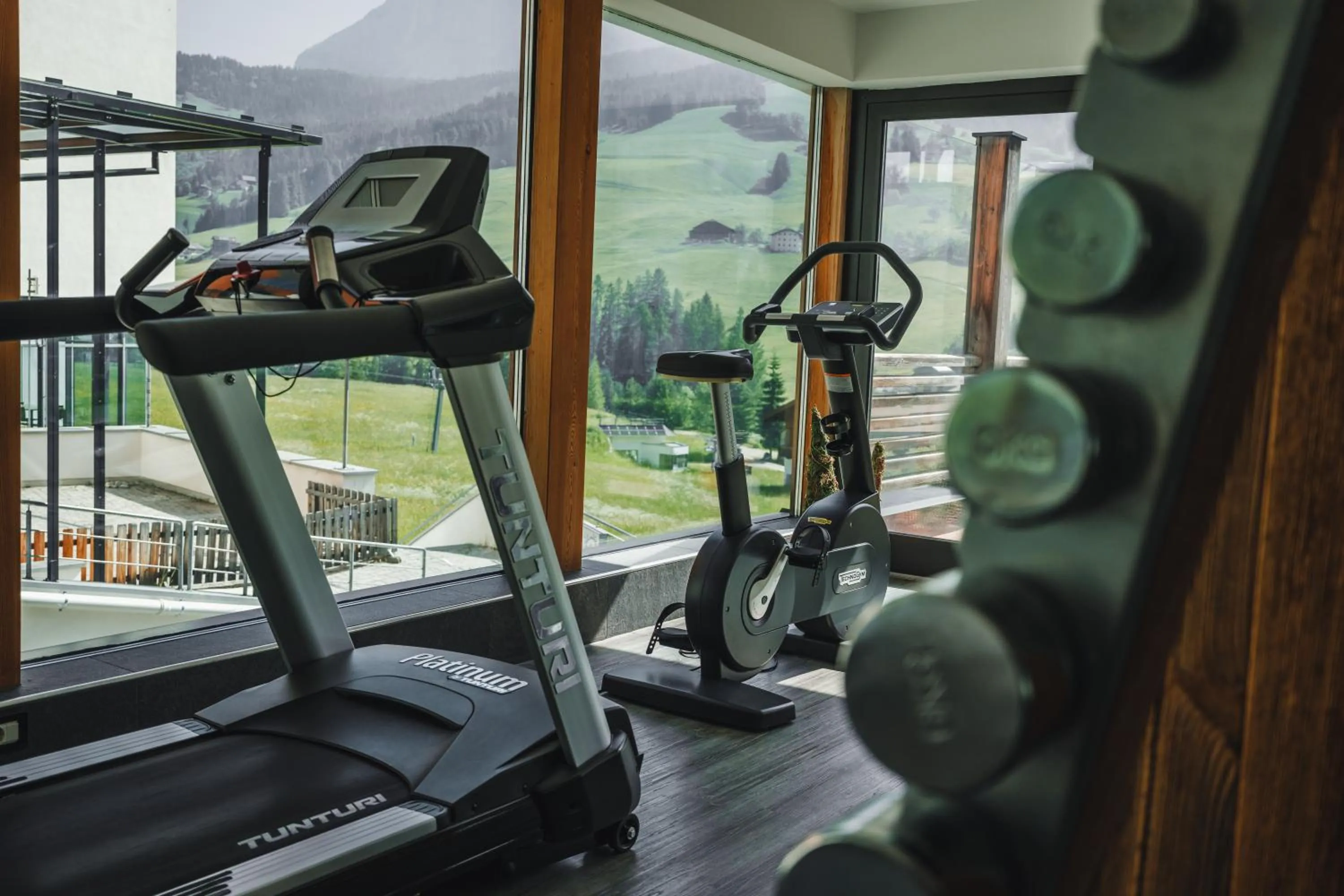 Fitness centre/facilities in Hotel Ciasa Soleil