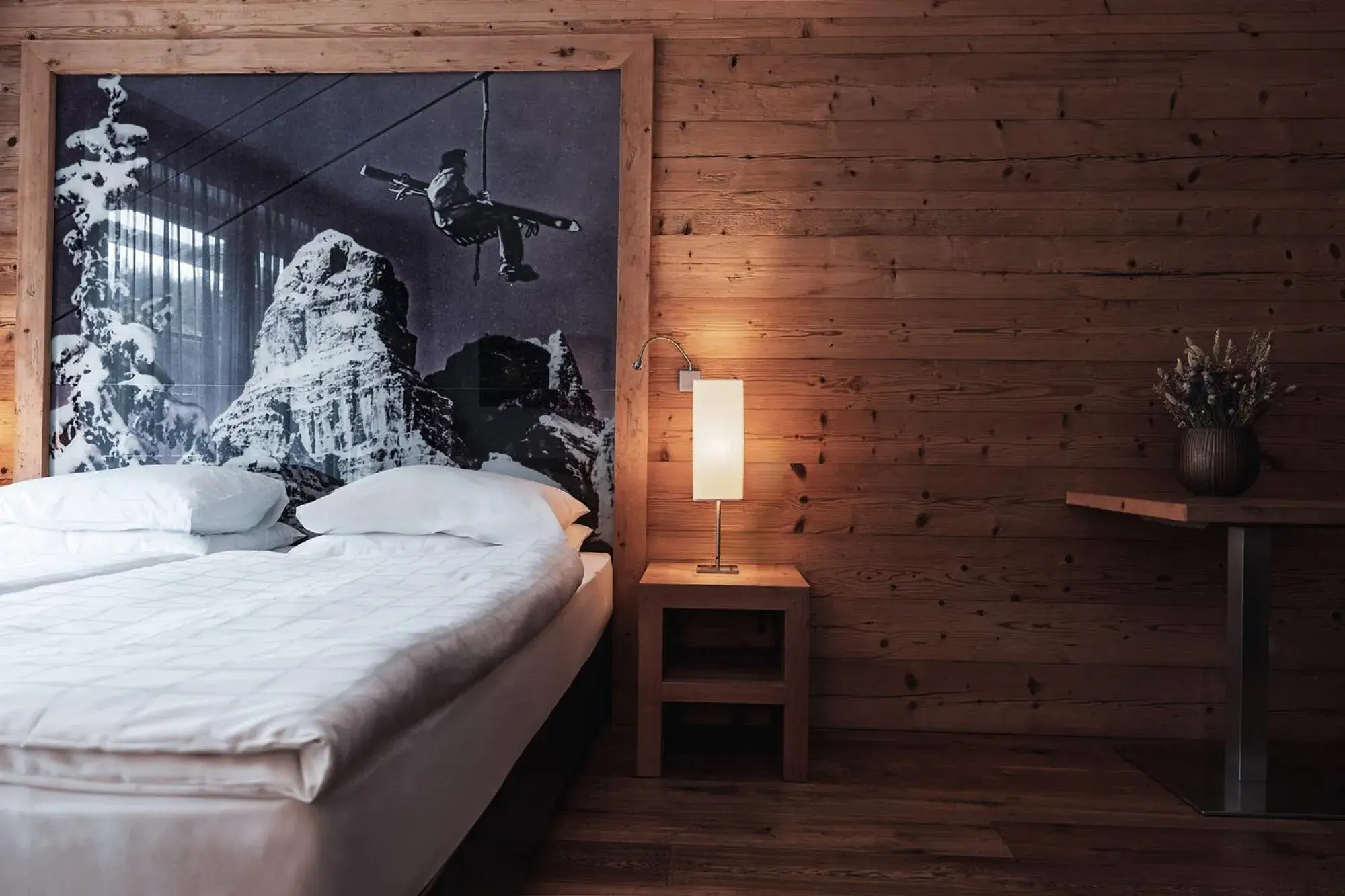 Bedroom, Bed in Hotel Ciasa Soleil Bedroom, Bed in Hotel Ciasa Soleil