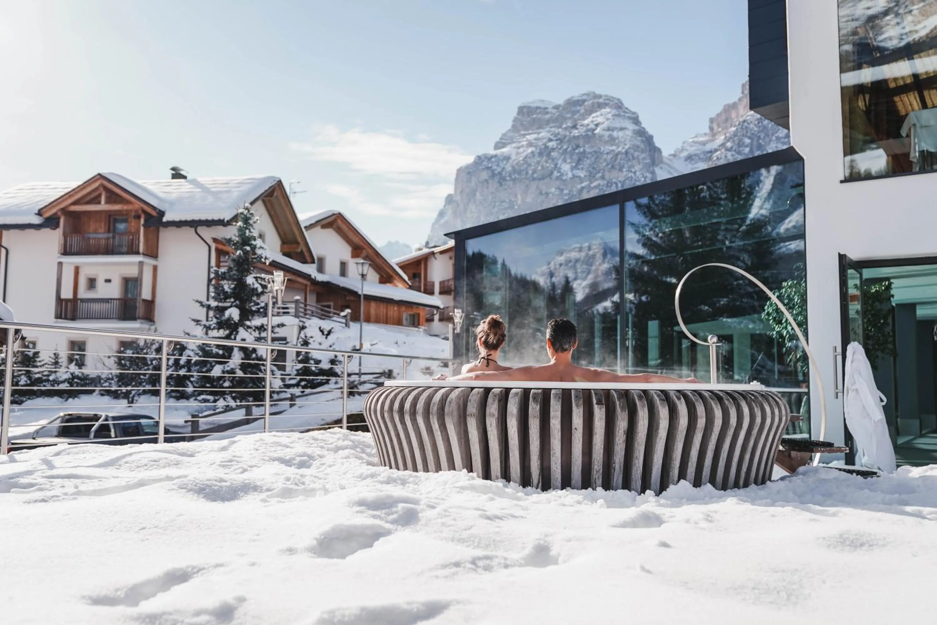 Hot Tub in Hotel Ciasa Soleil