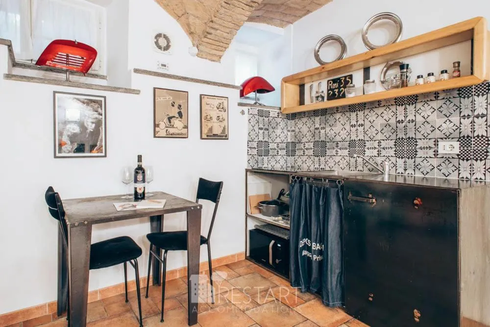 Kitchen or kitchenette in Restart Accommodations Balestra