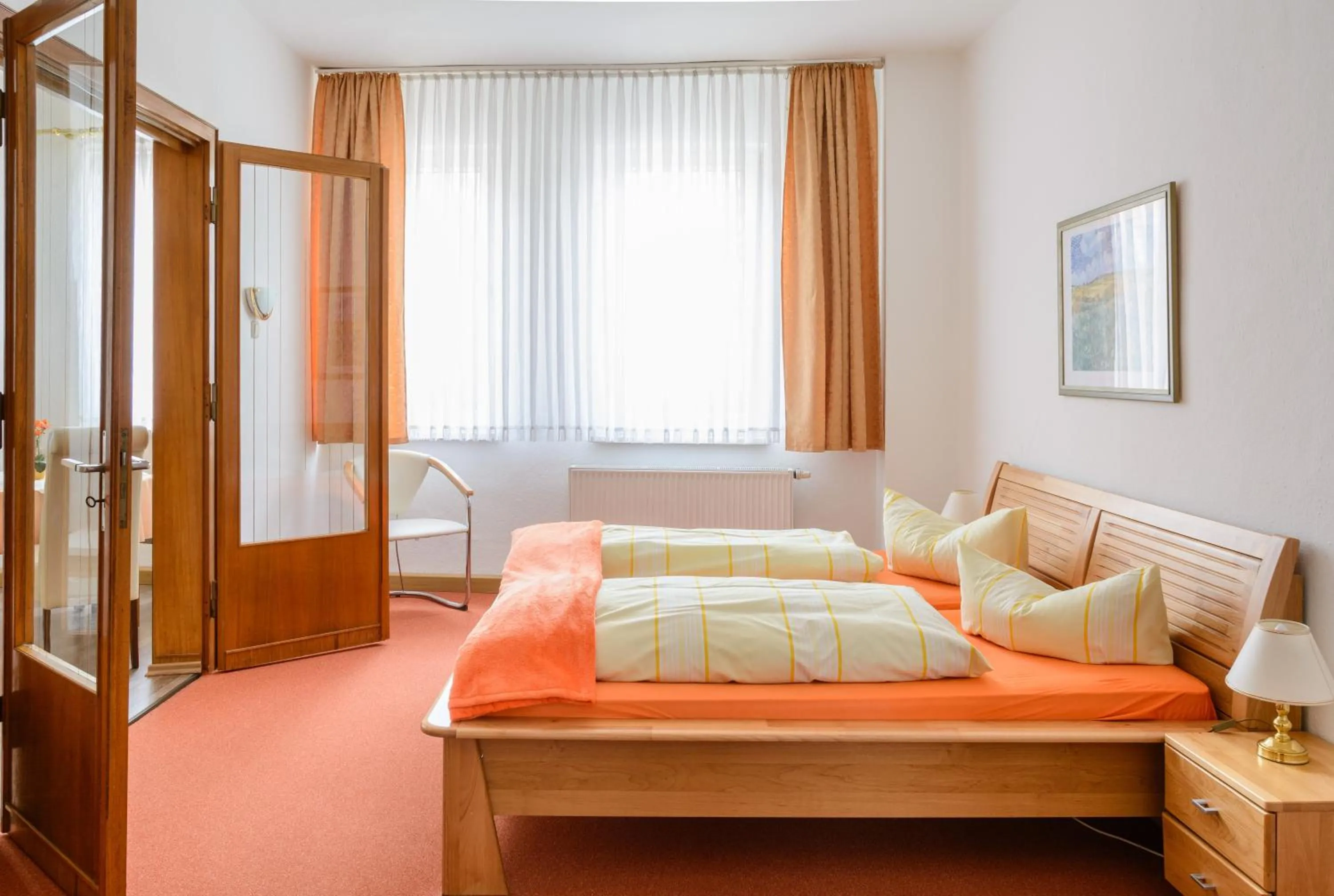 Bed in Hotel Weltrich