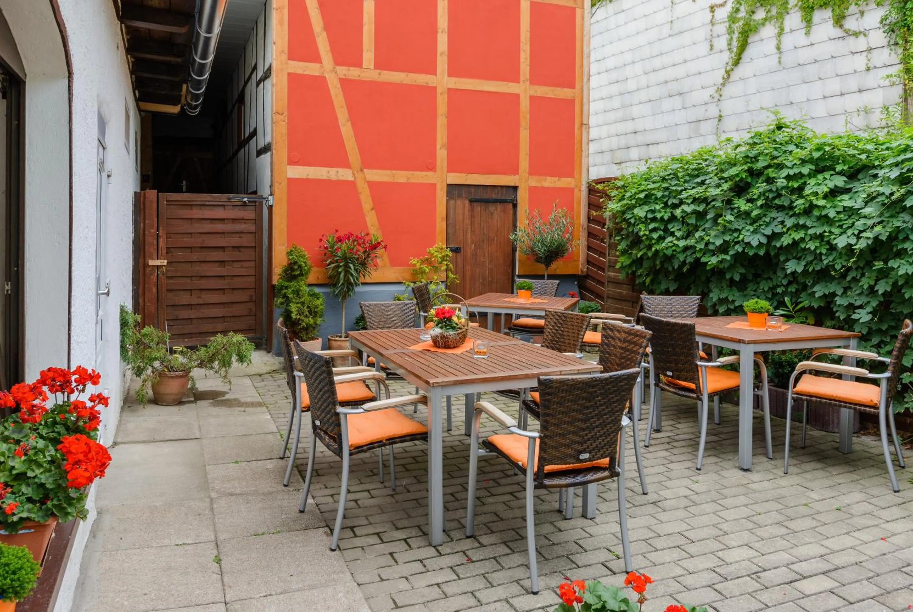 Patio in Hotel Weltrich
