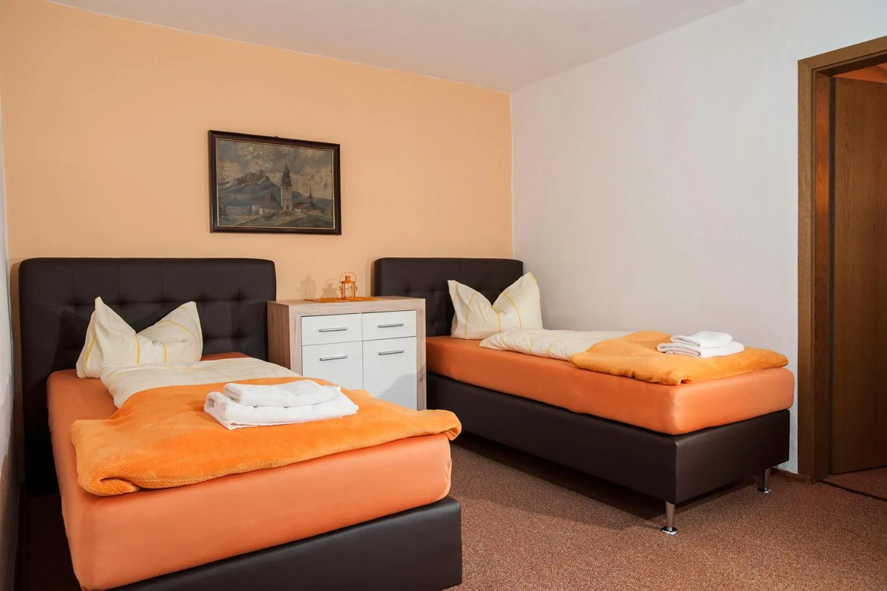Bed in Hotel Weltrich