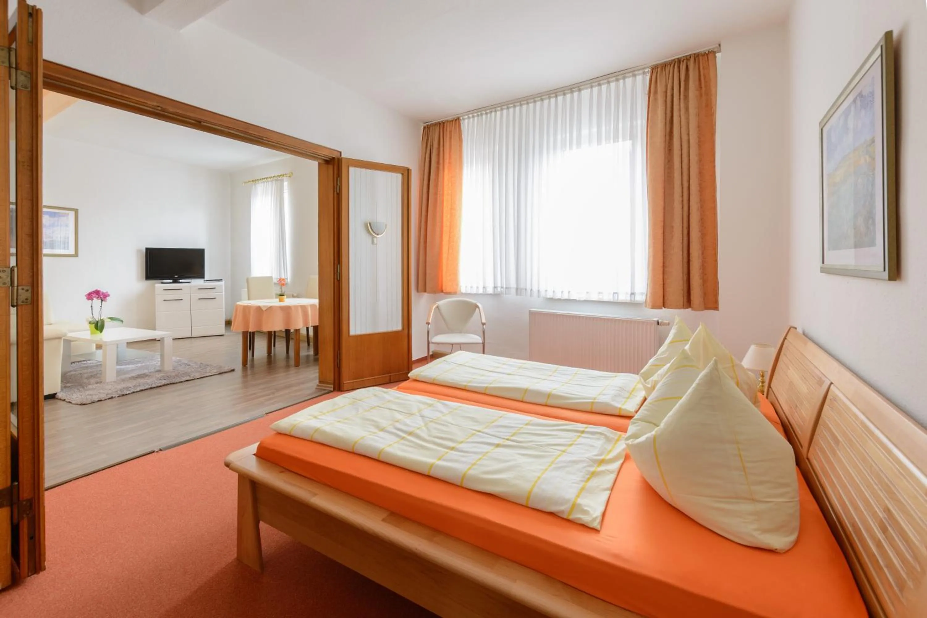 Bed in Hotel Weltrich