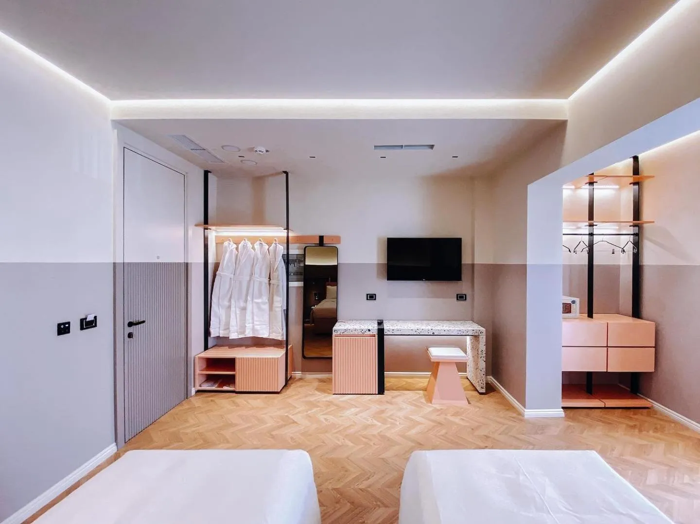 Bed in Iliria Boutique Hotel
