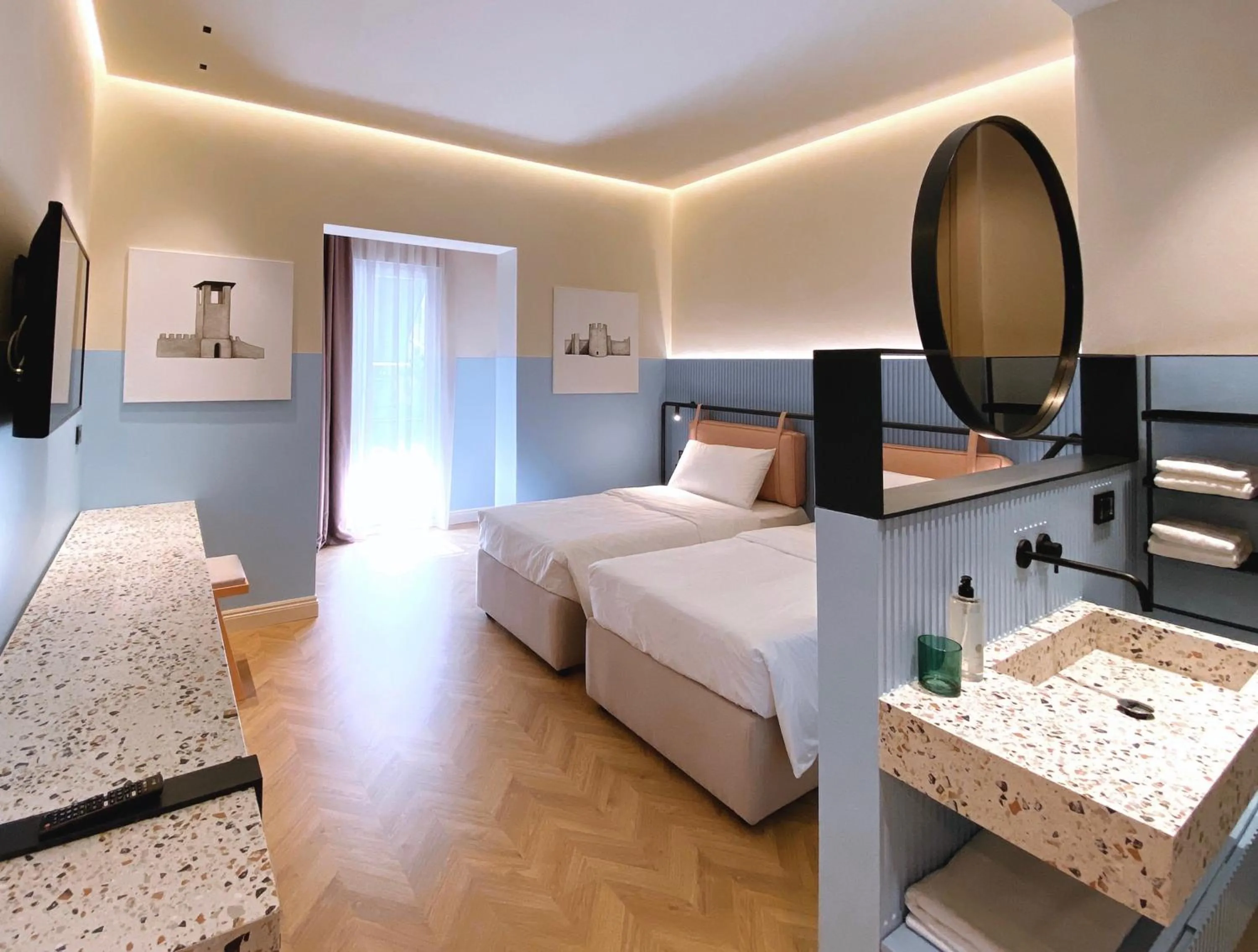 Bed in Iliria Boutique Hotel