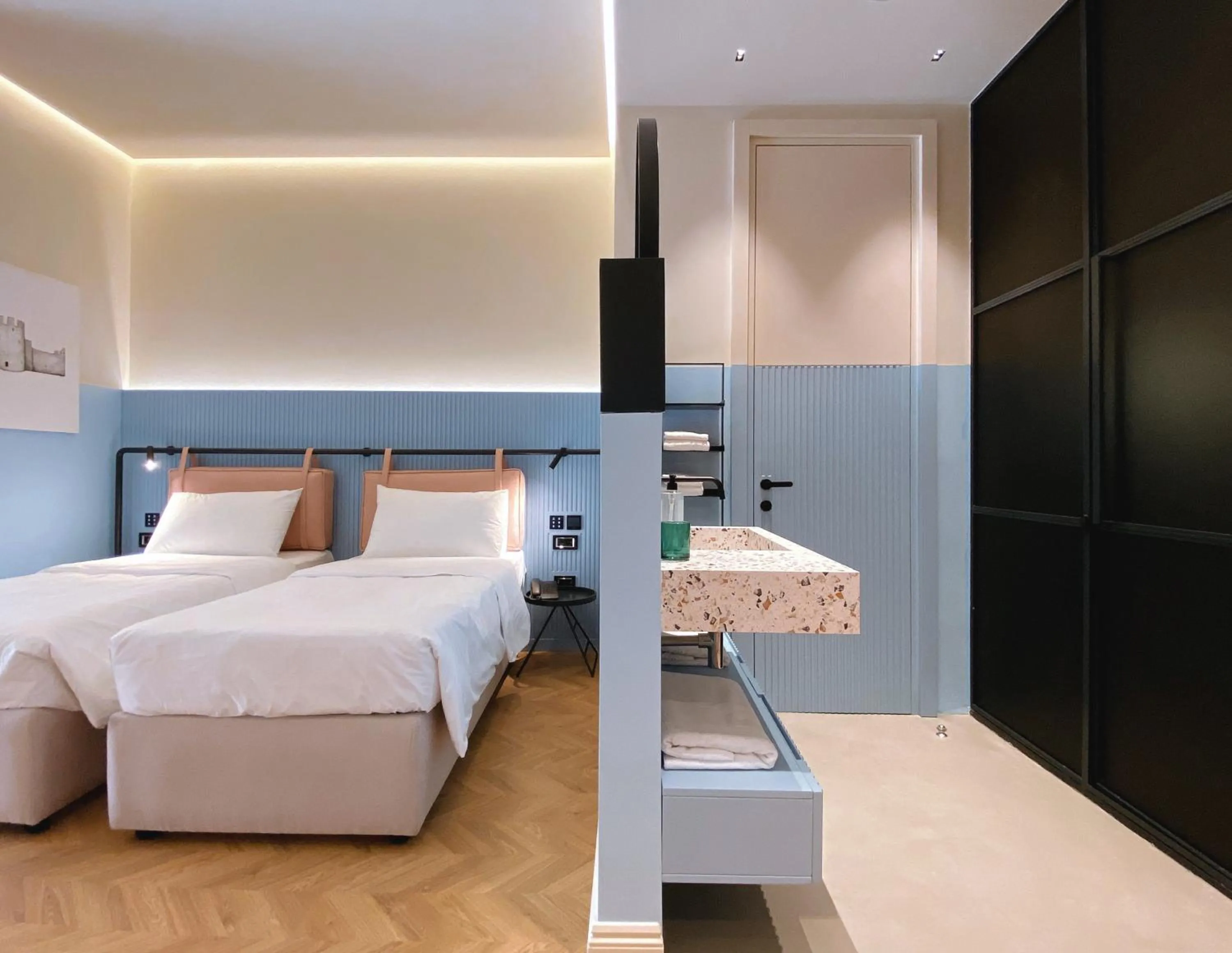 Bed in Iliria Boutique Hotel