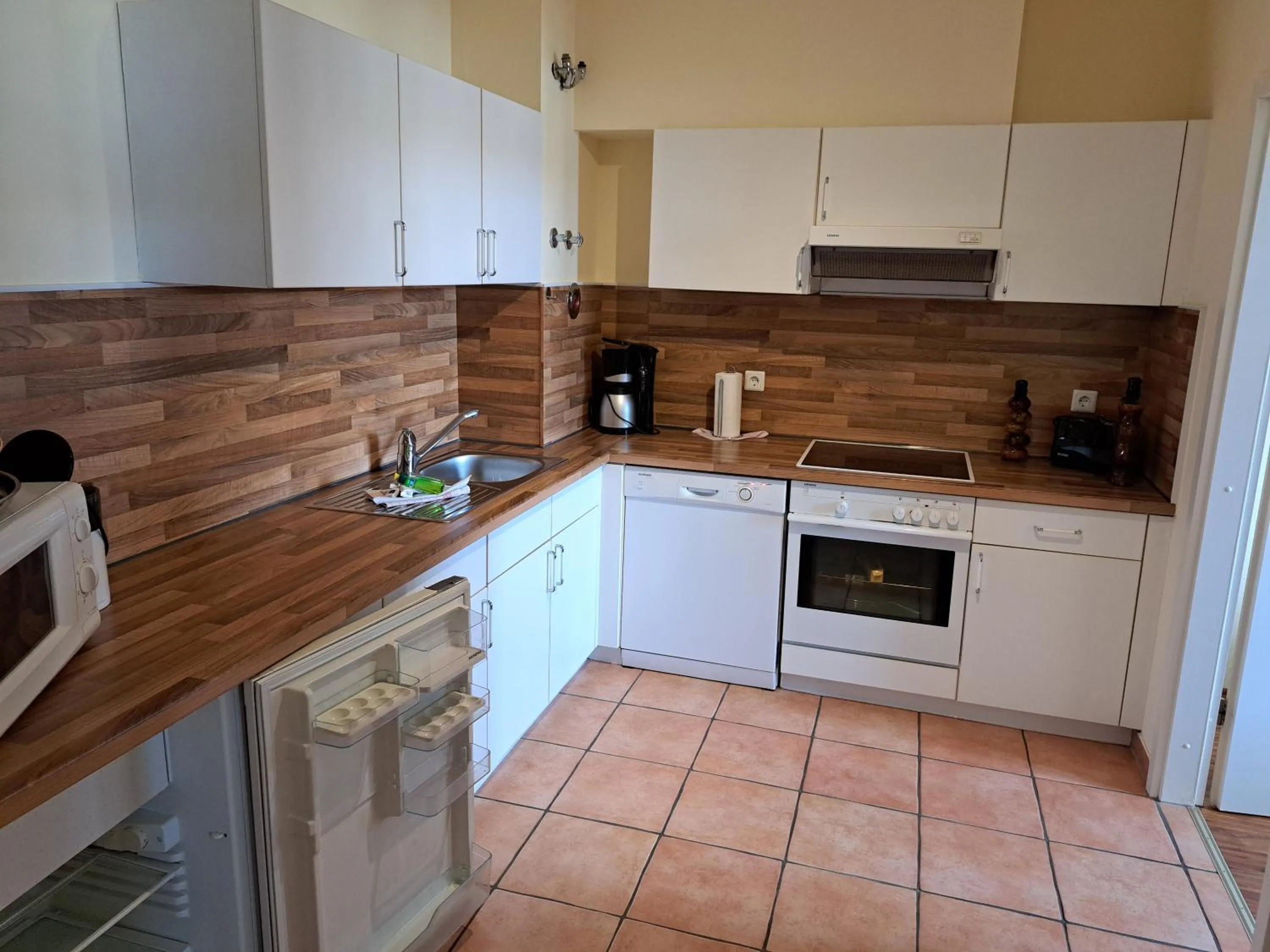 Kitchen or kitchenette in Kühlungsborner Brauhaus