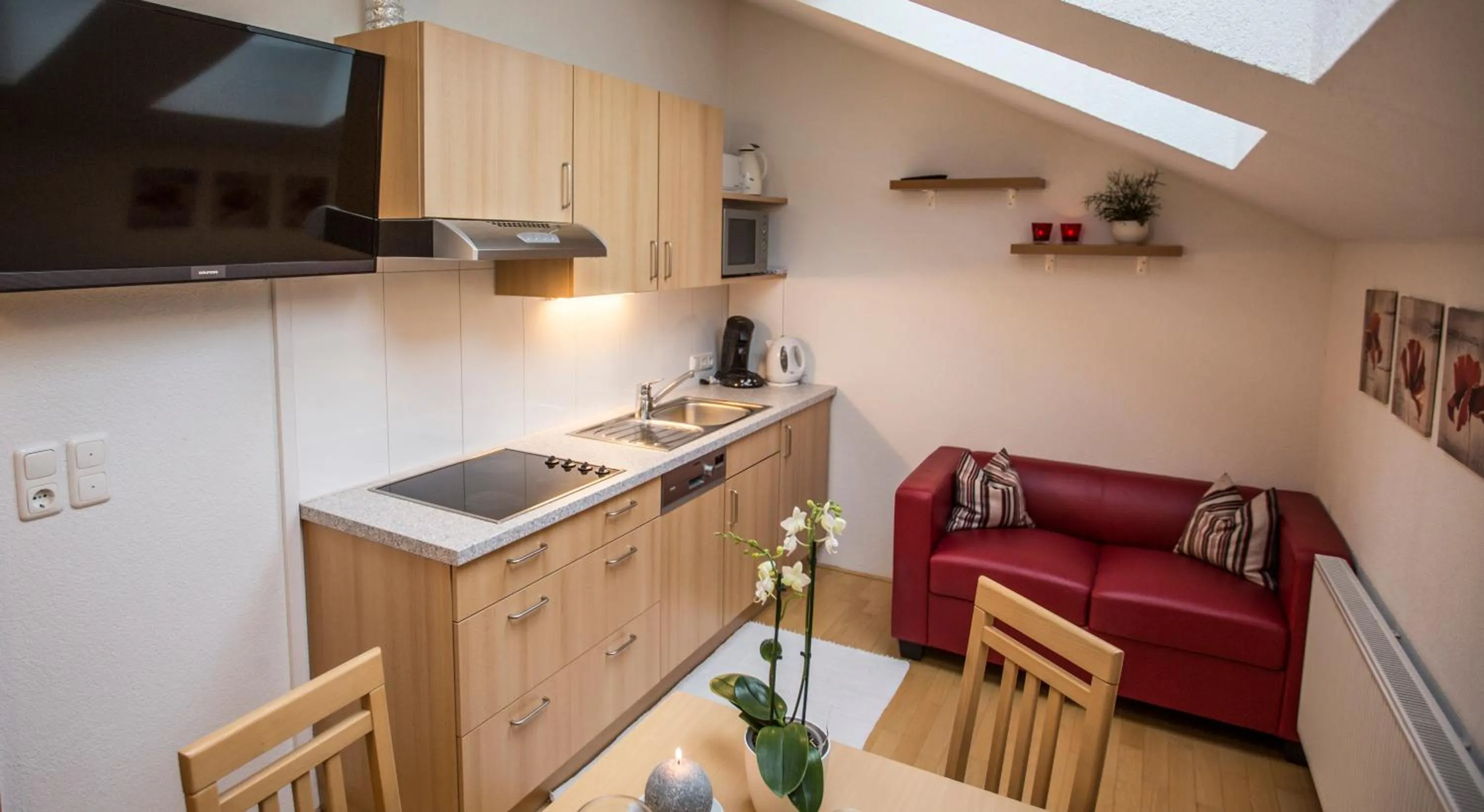 Kitchen or kitchenette in Haus Annette