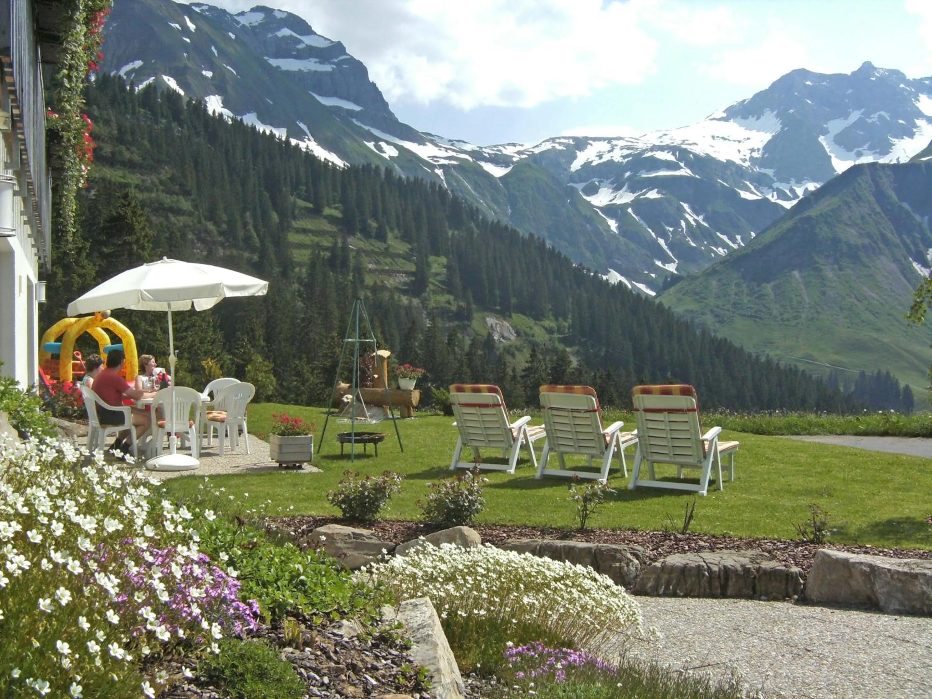 Garden view in Haus Annette