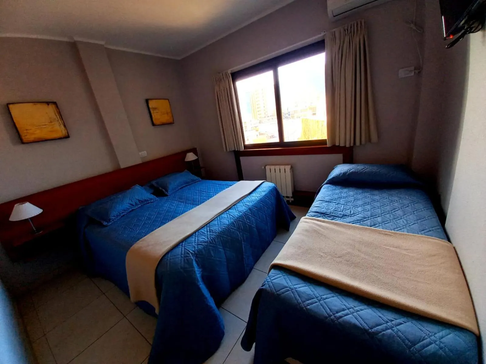 Bed in Hotel Hurlingham