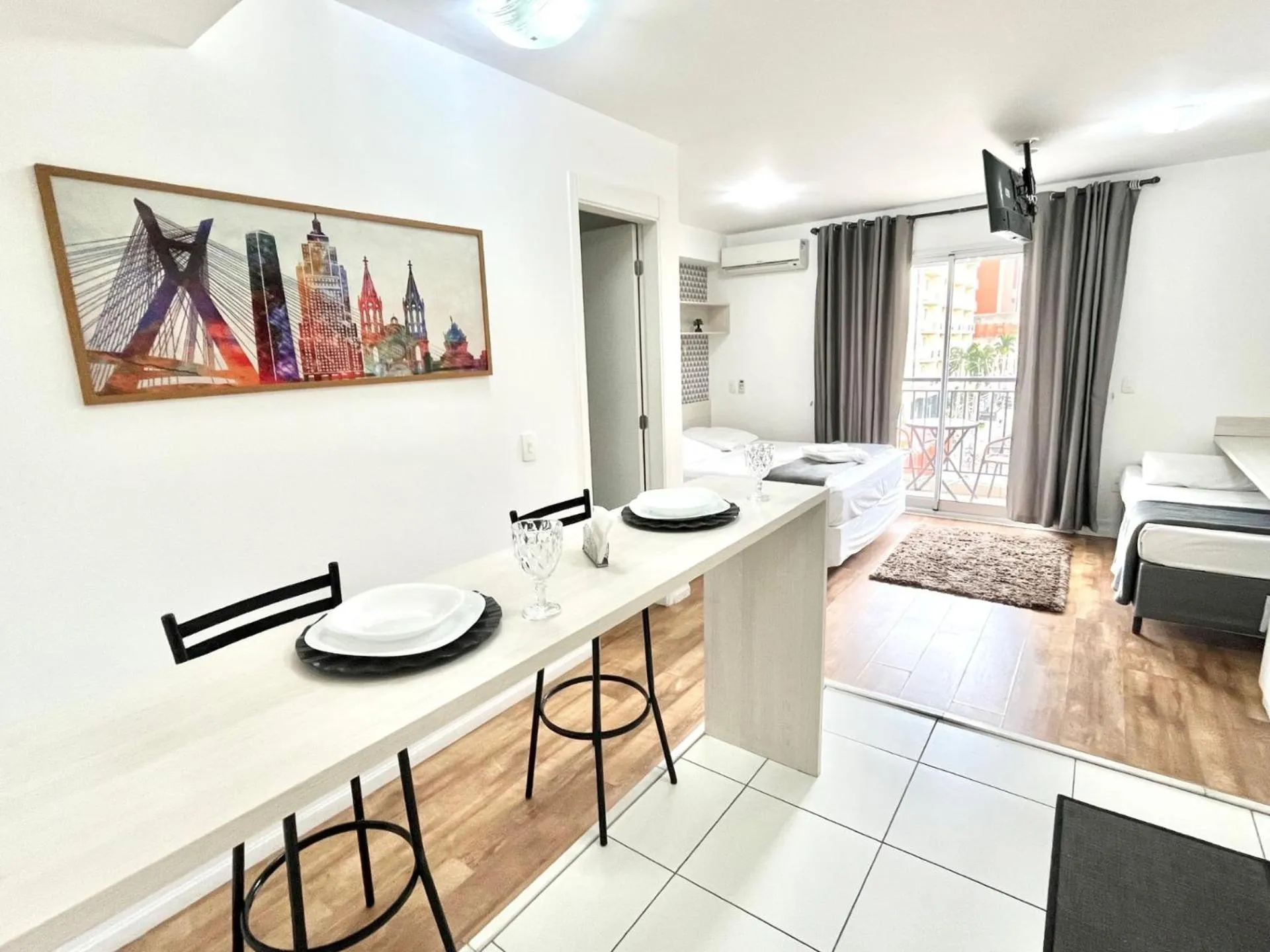 Deluxe Apartment in Flat WiseSP - Expo Anhembi