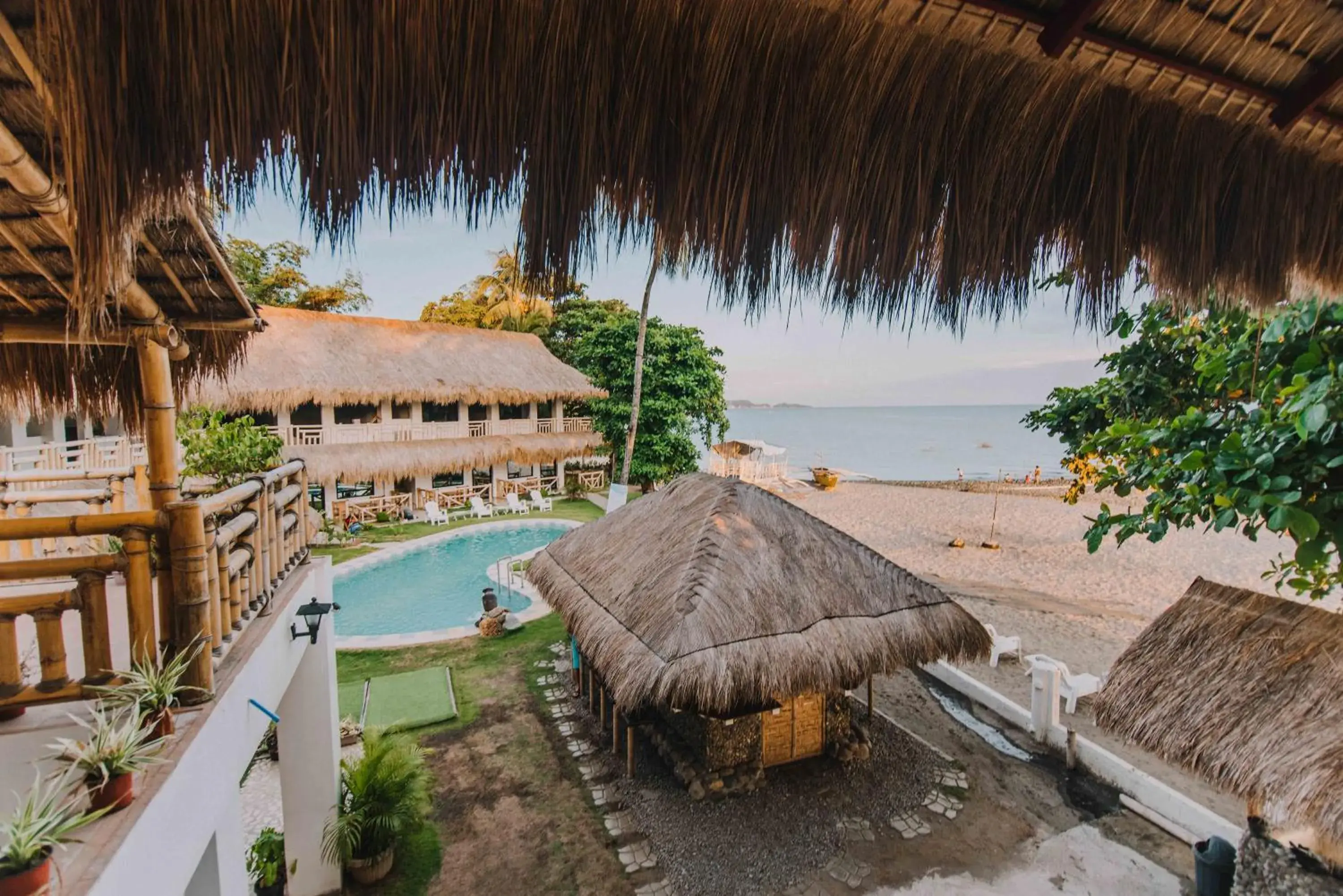 Pool view in Lavanya Beach And Dive Resort Pool view in Lavanya Beach And Dive Resort