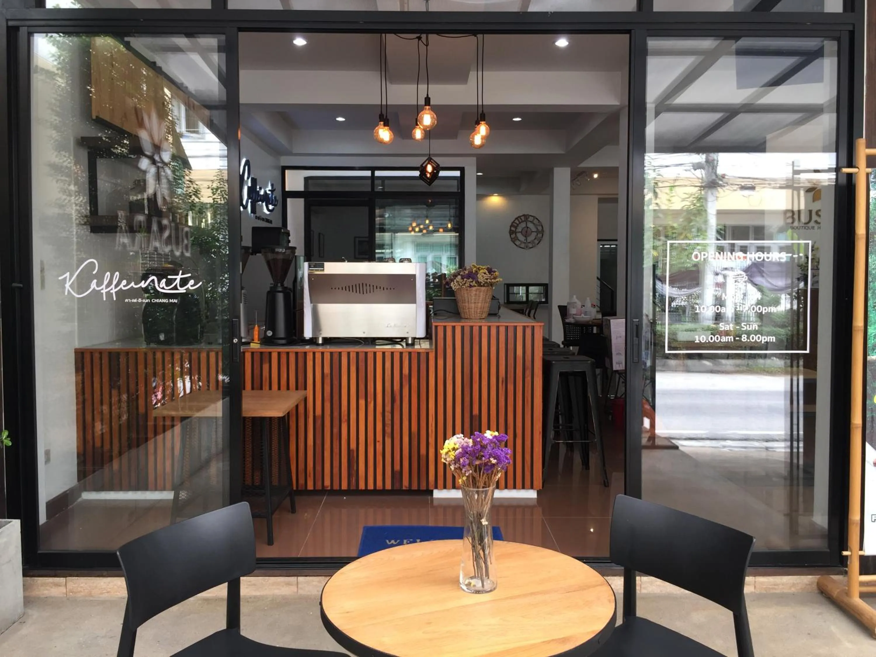 Garden view in Busara Hotel Chiangmai