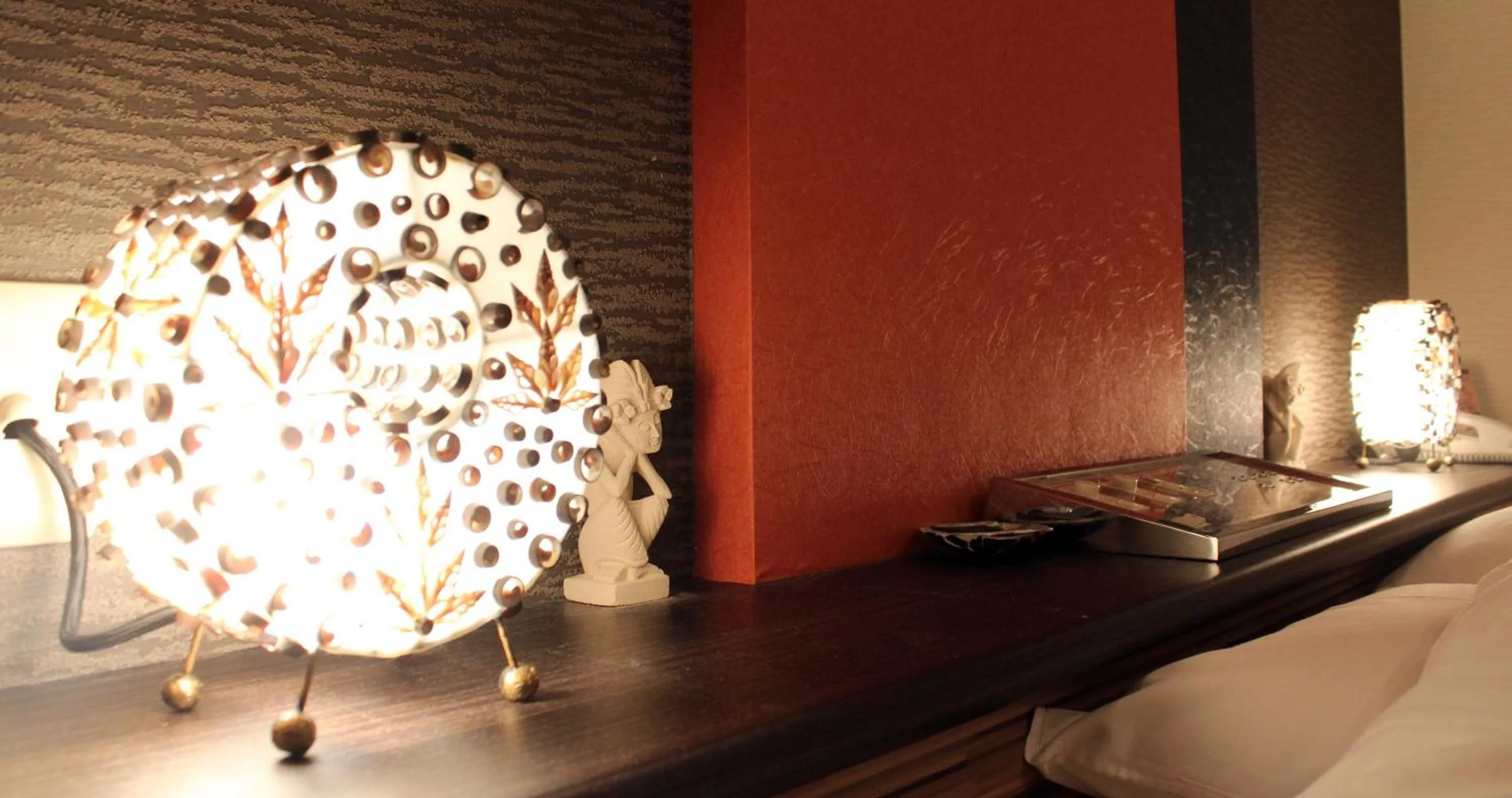 Decorative detail, Bed in Hida Takayama Hotel Viera Resort (Adult Only)