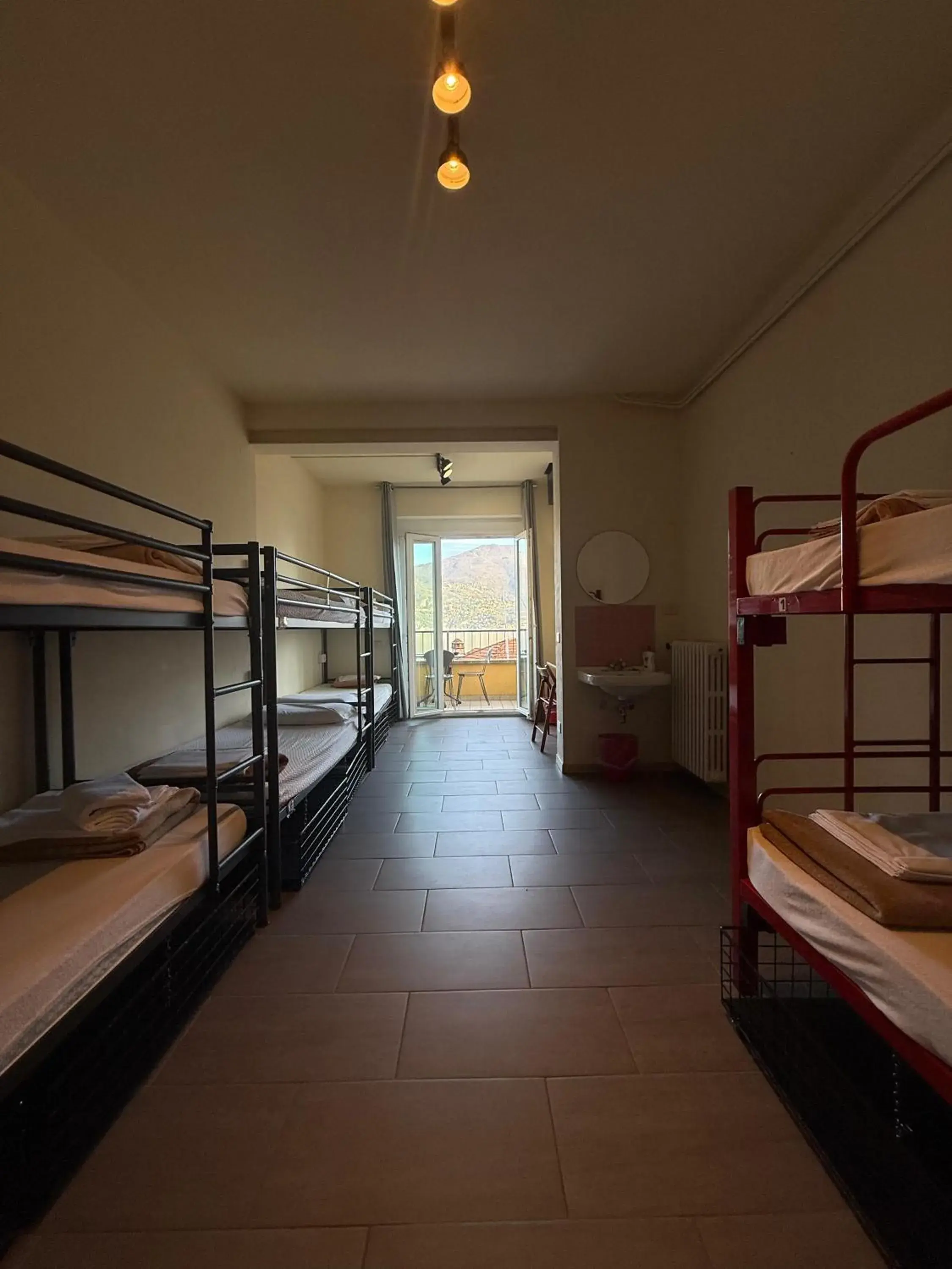 Bed in Lake Como Hostel Bed in Lake Como Hostel