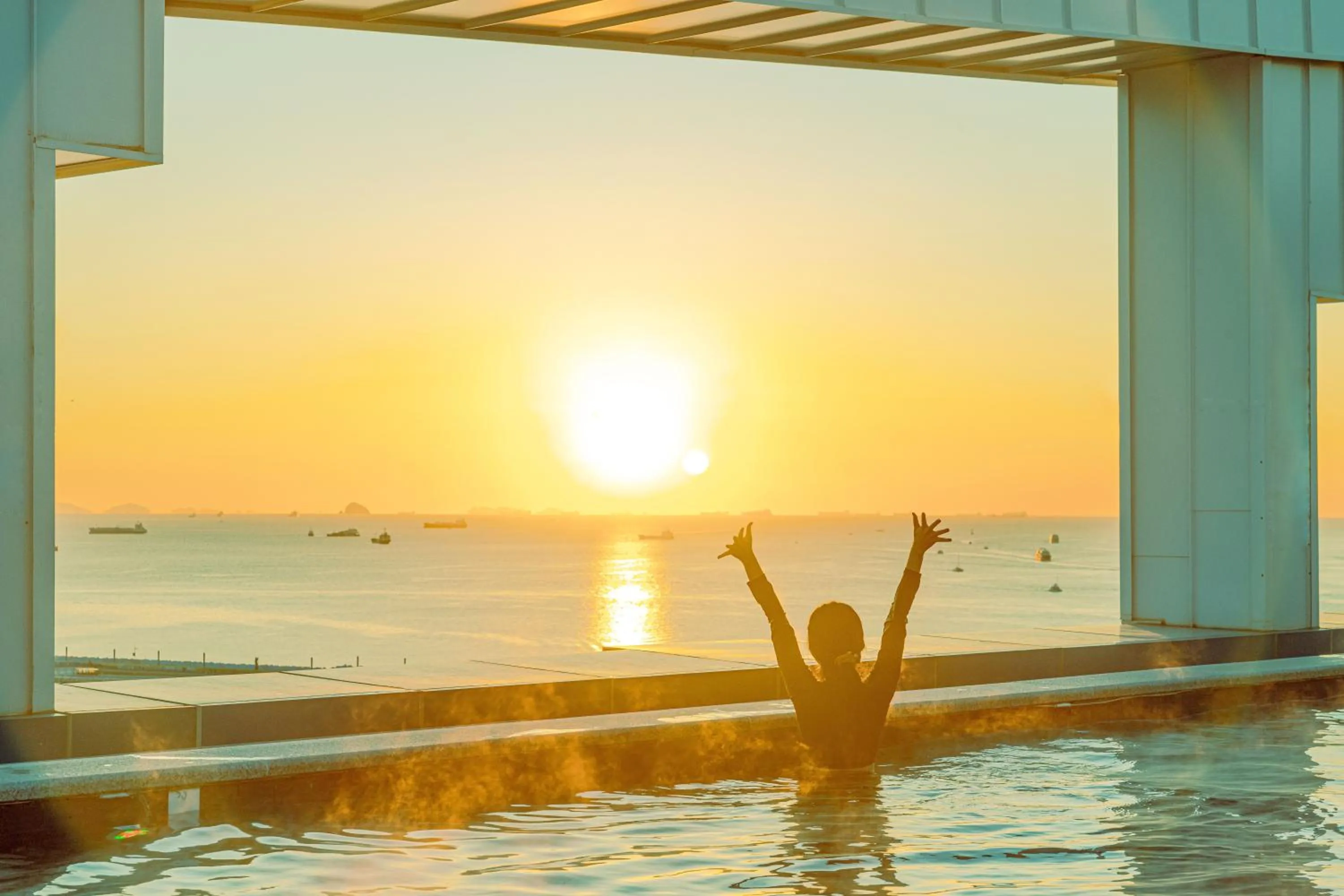 Swimming pool in Venezia Hotel and Suite