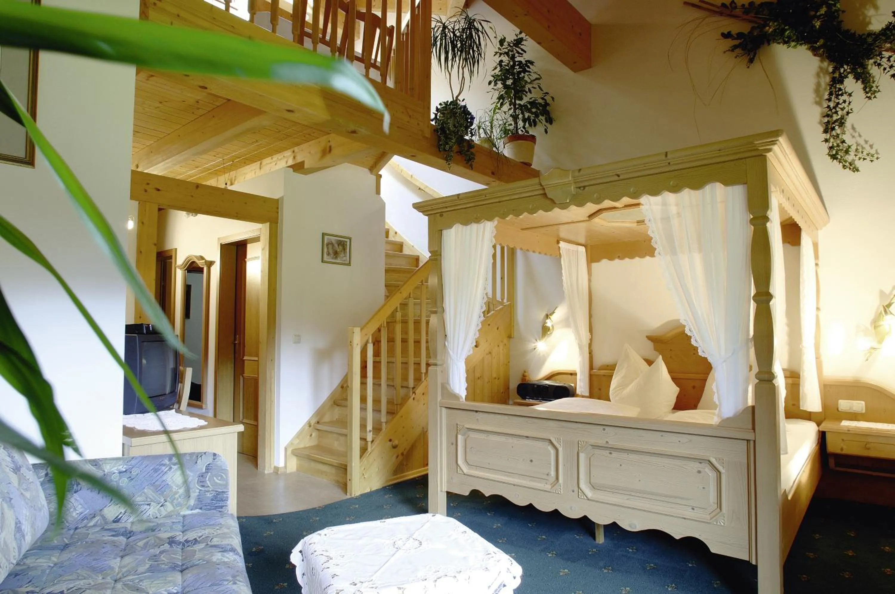 Photo of the whole room, Bed in Familienhotel Moos-Alm