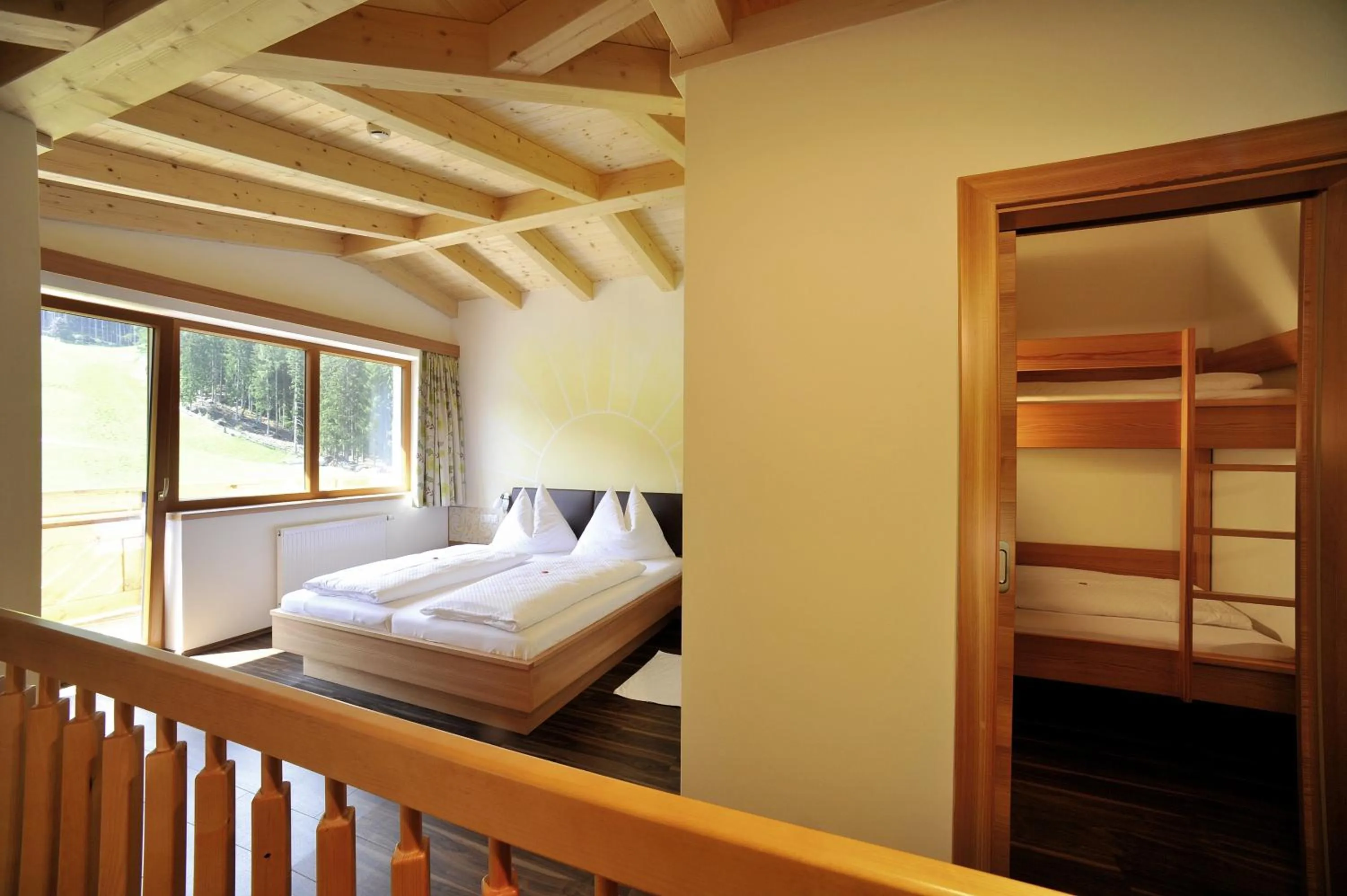 Photo of the whole room, Bed in Familienhotel Moos-Alm