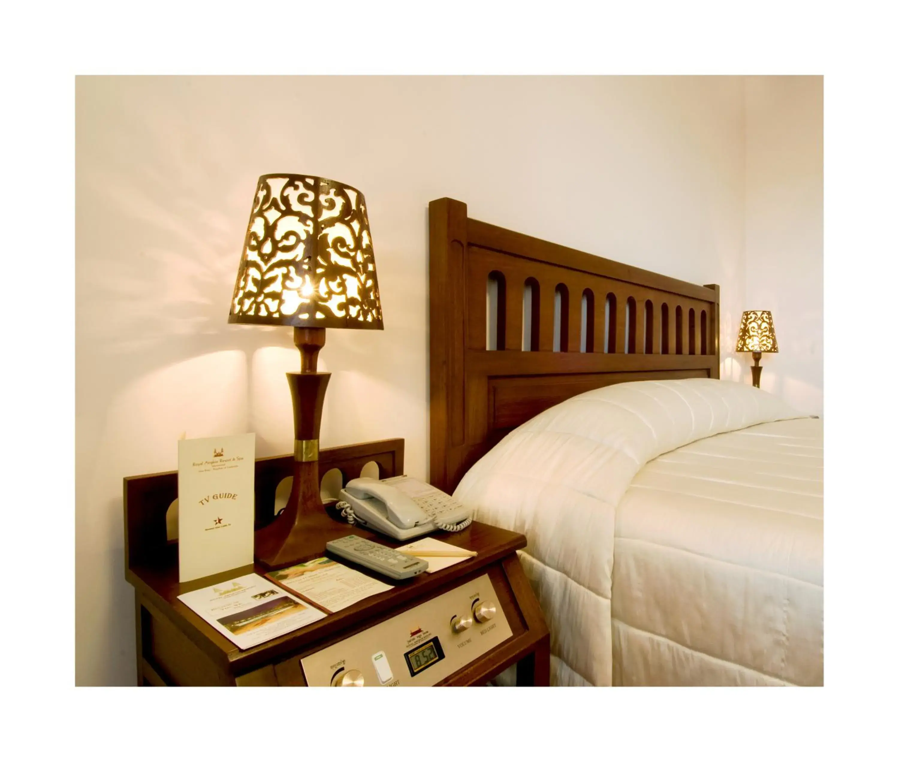 Bed in Royal Angkor Resort & Spa Bed in Royal Angkor Resort & Spa