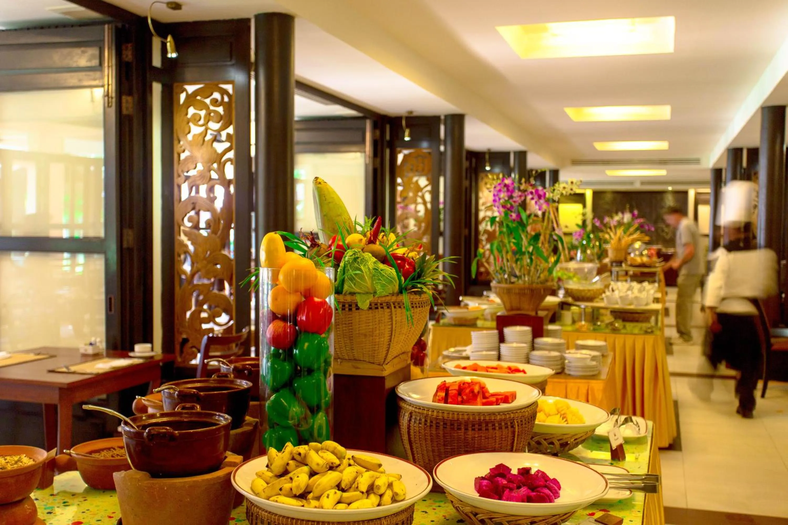 Buffet breakfast in Royal Angkor Resort & Spa