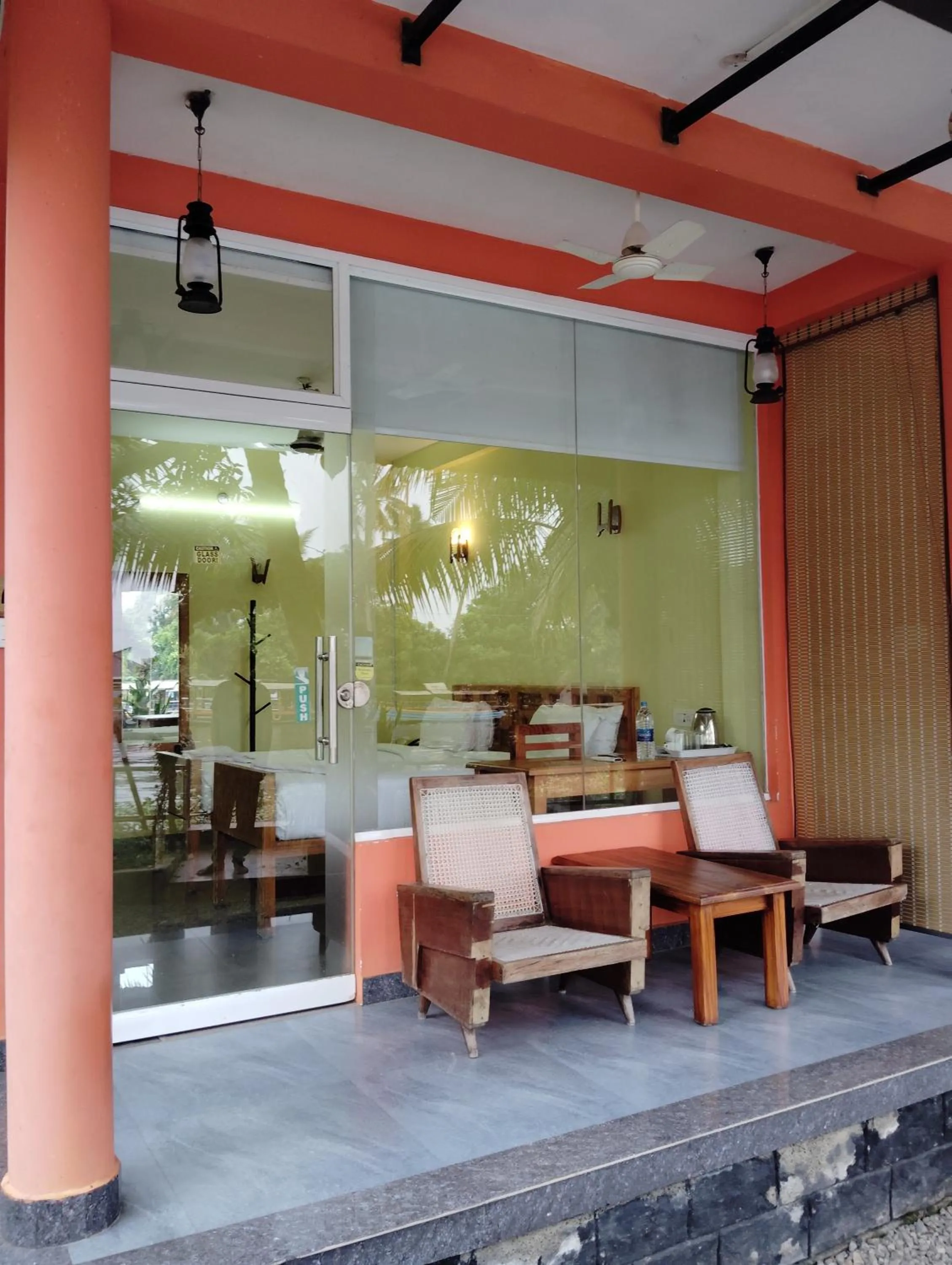 Seating area in The Lake Paradise Boutique Resort