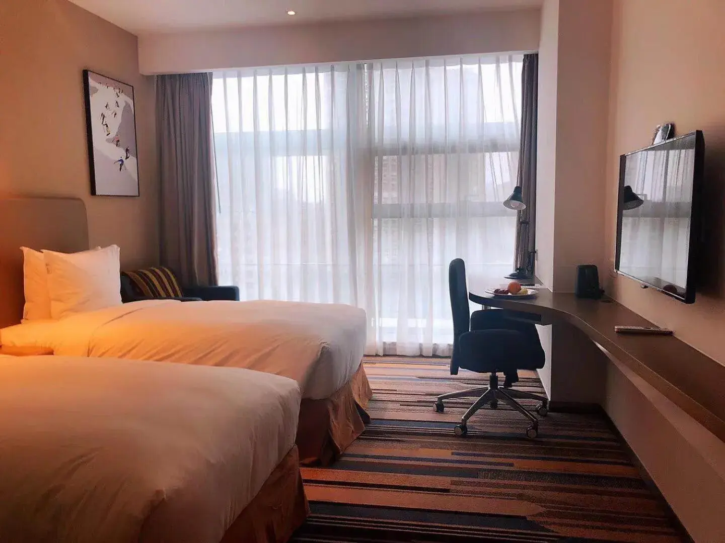 Bedroom, Bed in Holiday Inn Express - Suzhou Industrial Park by IHG Bedroom, Bed in Holiday Inn Express - Suzhou Industrial Park by IHG