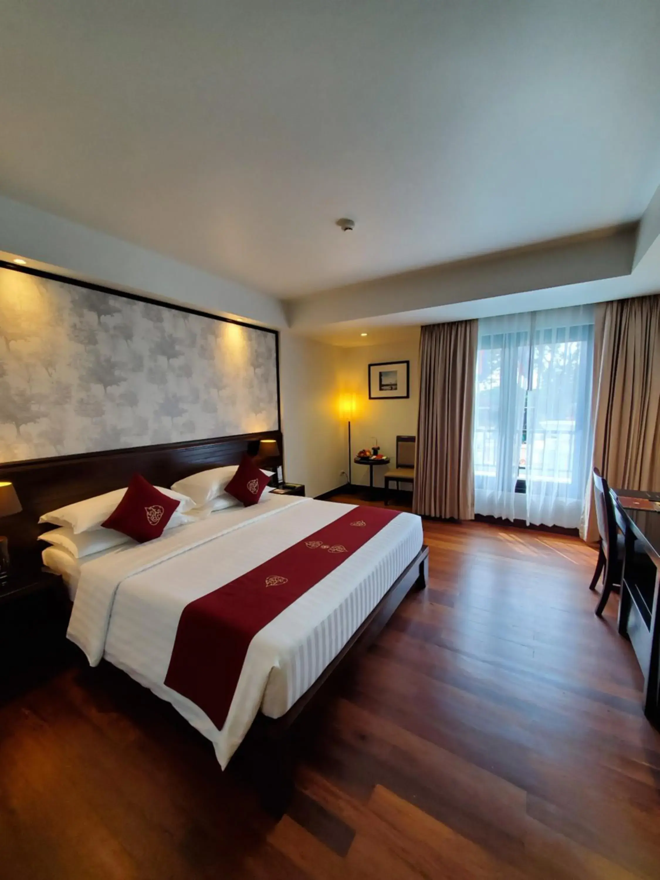 Balcony/Terrace, Bed in Tara Angkor Hotel Balcony/Terrace, Bed in Tara Angkor Hotel