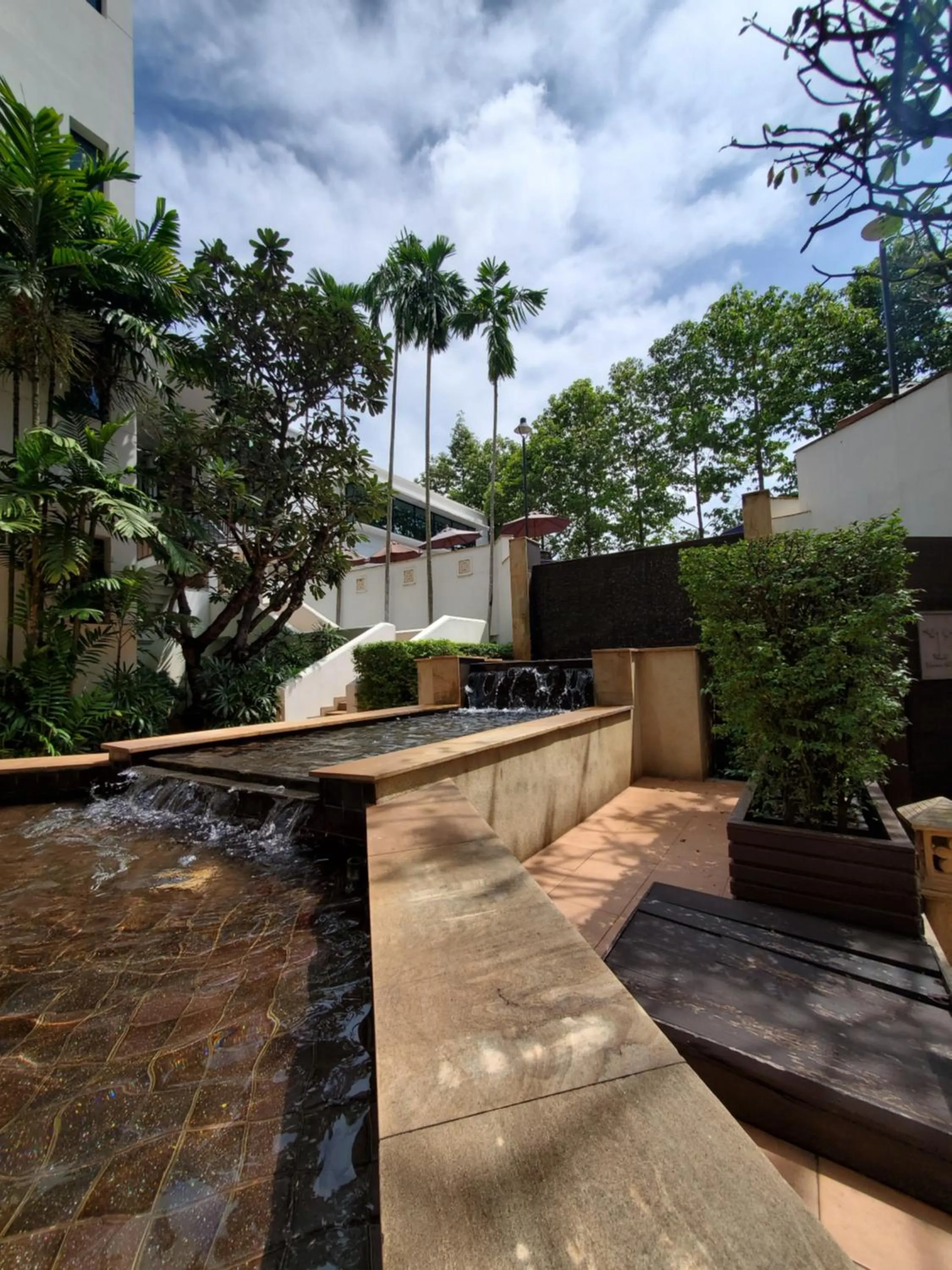 Patio in Tara Angkor Hotel
