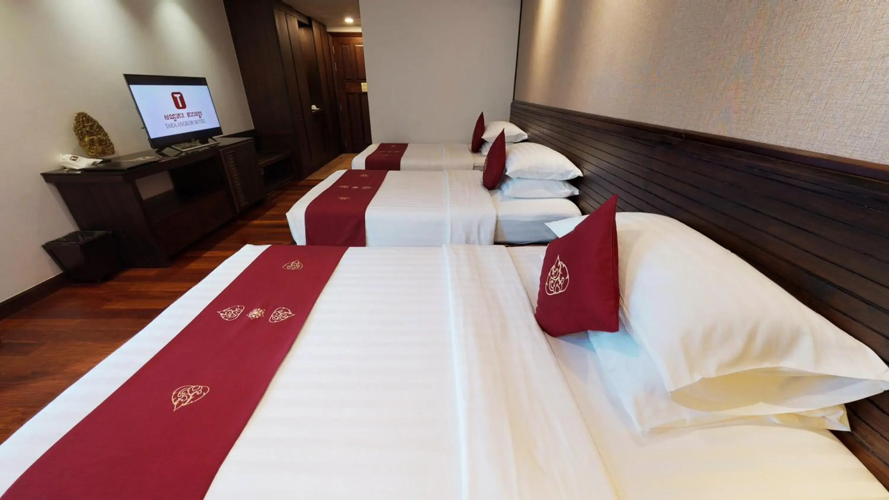 Bed in Tara Angkor Hotel Bed in Tara Angkor Hotel