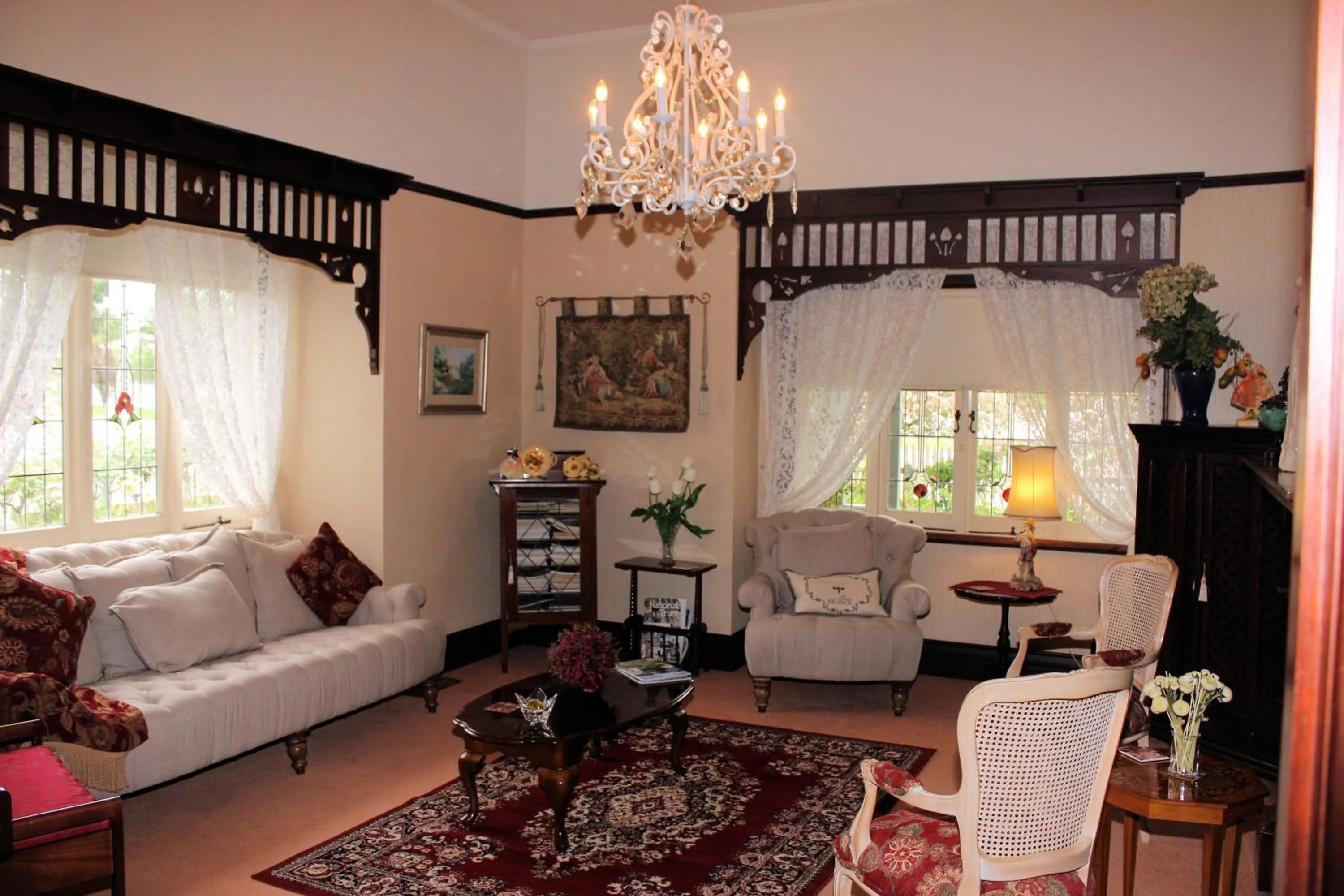 Decorative detail, Bed in Dalfruin B&B